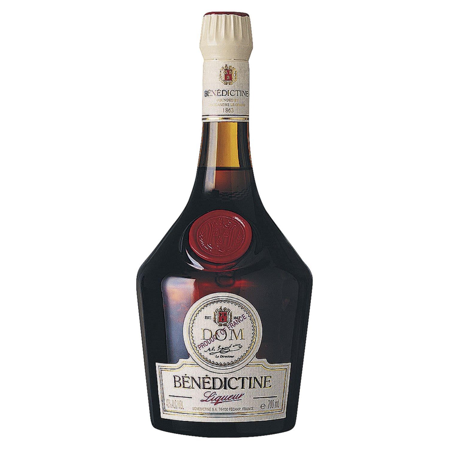 DOM Bénédictine Herbal Liqueur 700mL<br /> <br />Alcohol Volume: 40.00%<br /><br />Pack Format: Bottle<br /><br />Standard Drinks: 22</br /><br />Pack Type: Bottle<br /><br />Country of Origin: France<br />