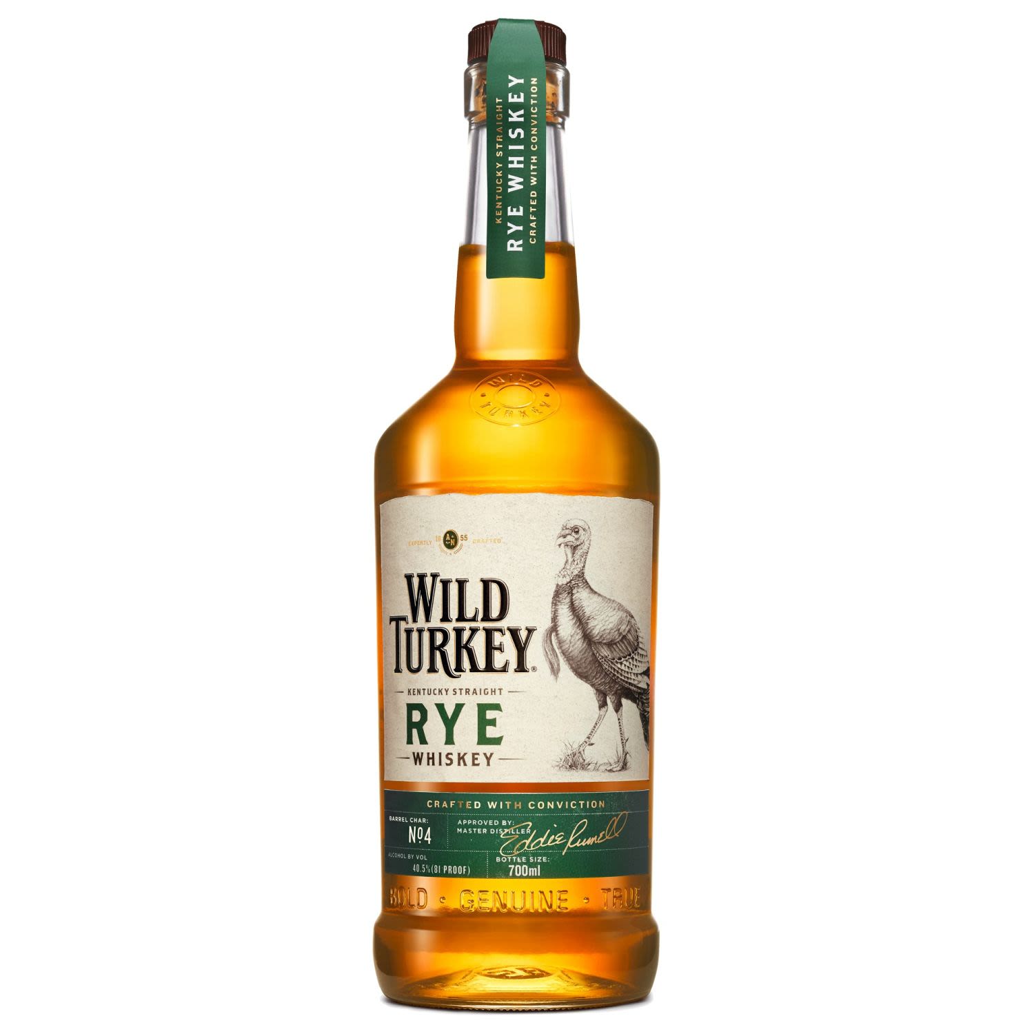 Wild Turkey Kentucky Straight Rye Whiskey 700mL Bottle