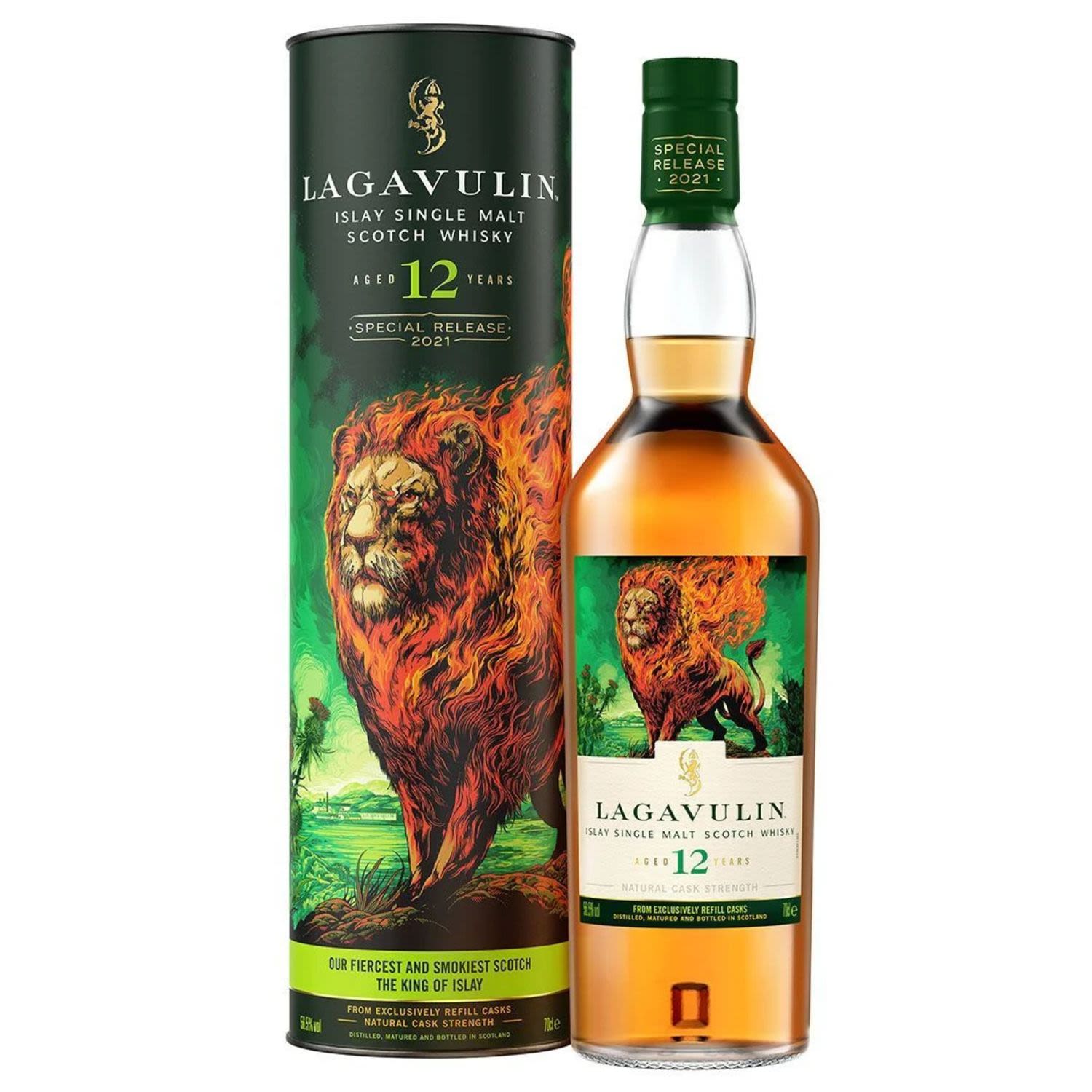 Lagavulin 12 Year Old 2021 Special Release Single Malt Scotch Whiskey 700mL Bottle