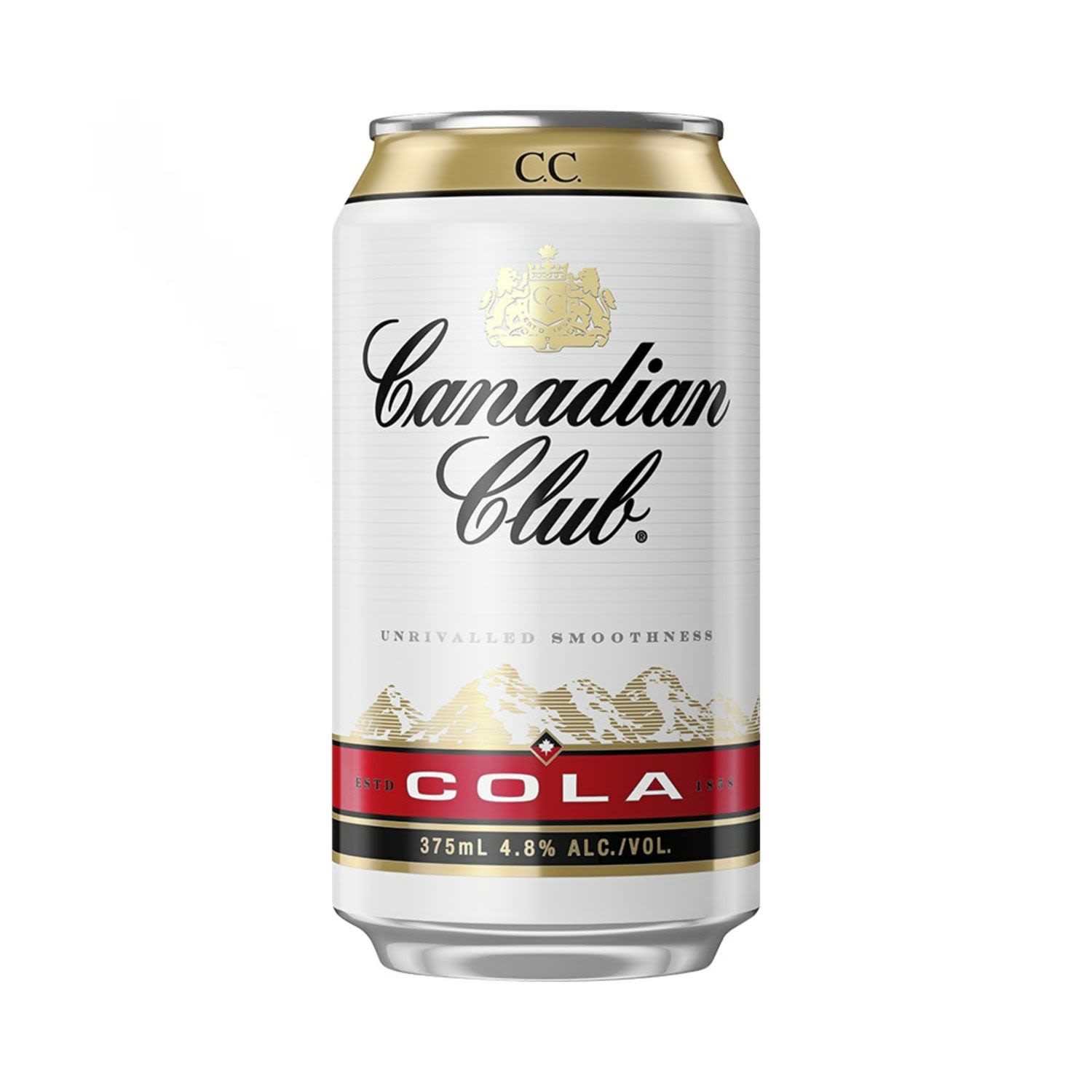 Canadian Club & Cola 4.8% 375ml Can