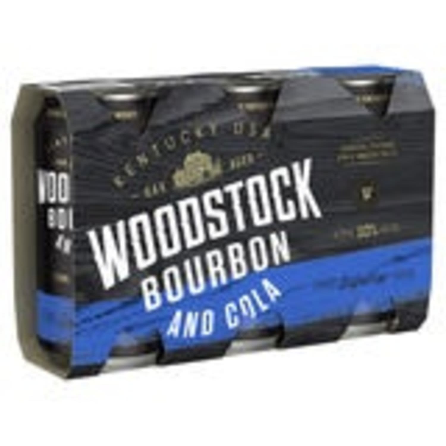 Woodstock Bourbon & Cola 10% Can 375mL 3 Pack