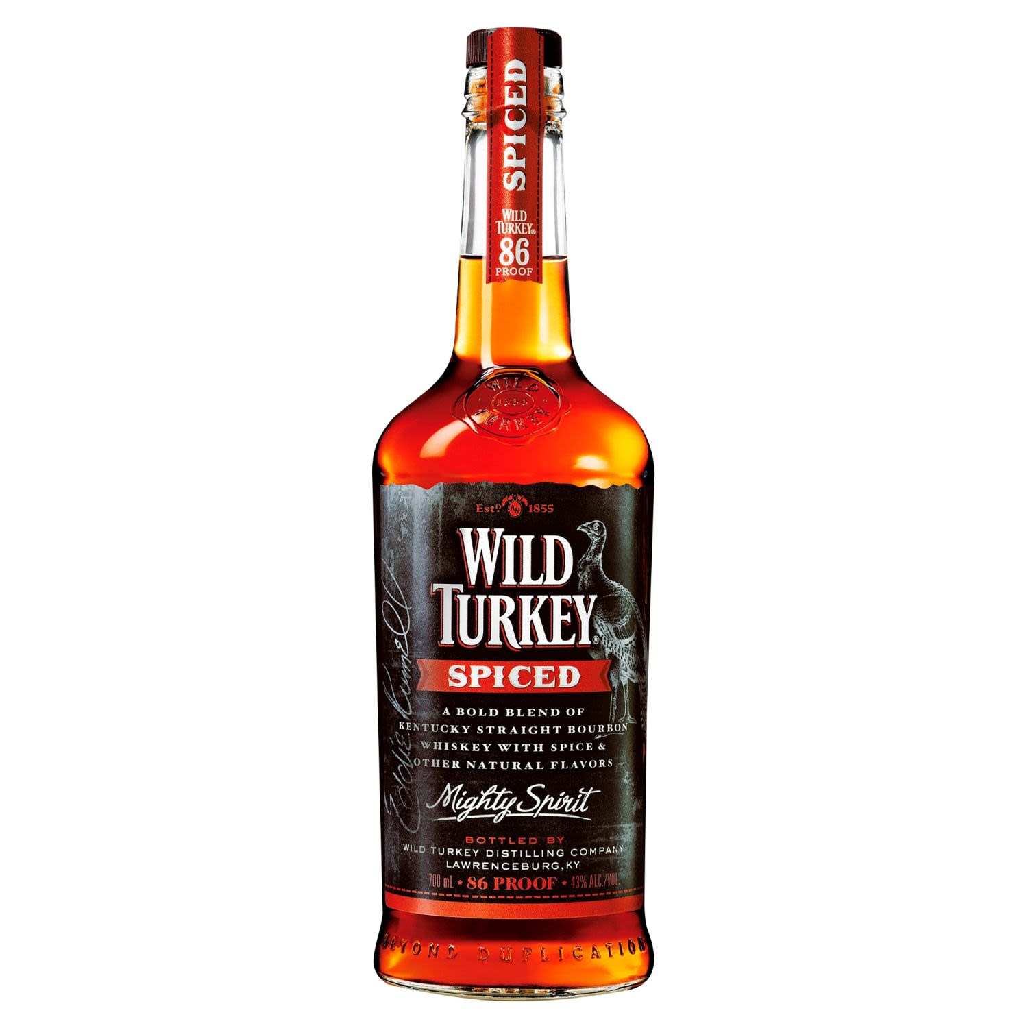 Wild Turkey Spiced Bourbon 700mL Bottle