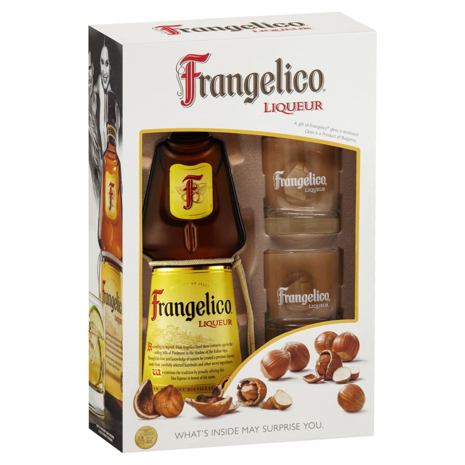 Frangelico Hazelnut Liqueur Gift Pack 700mL Bottle