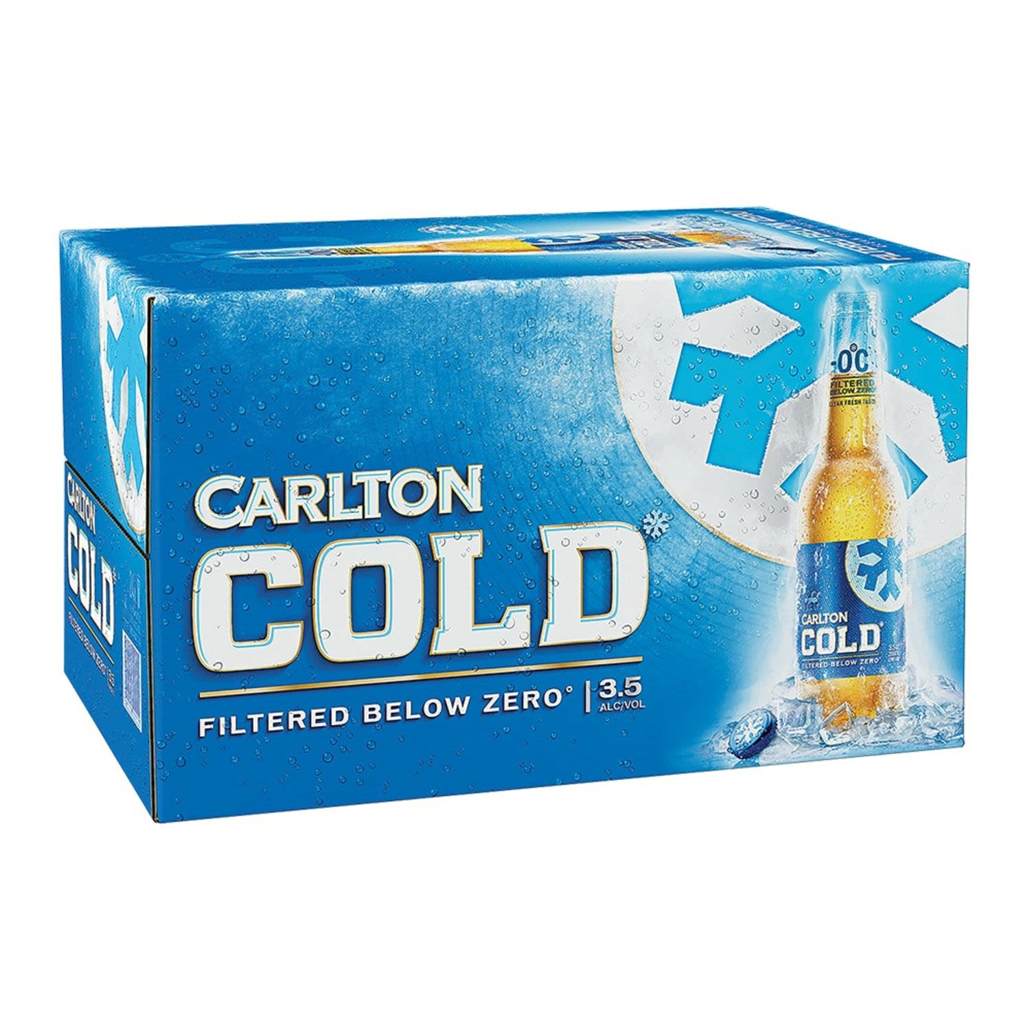 Carlton Cold Bottle 355mL 24 Pack