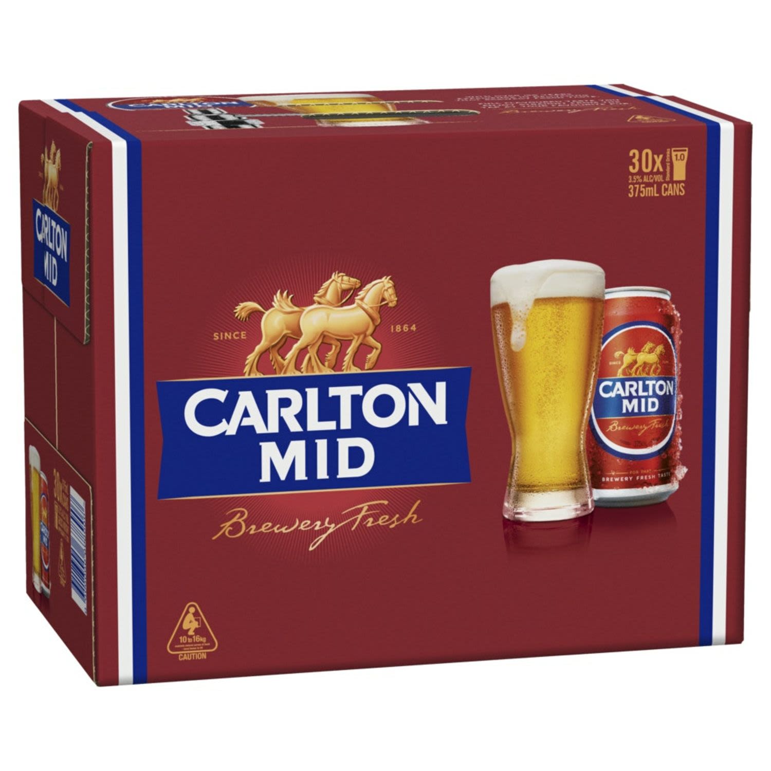 Carlton Mid Can 375mL 30 Pack