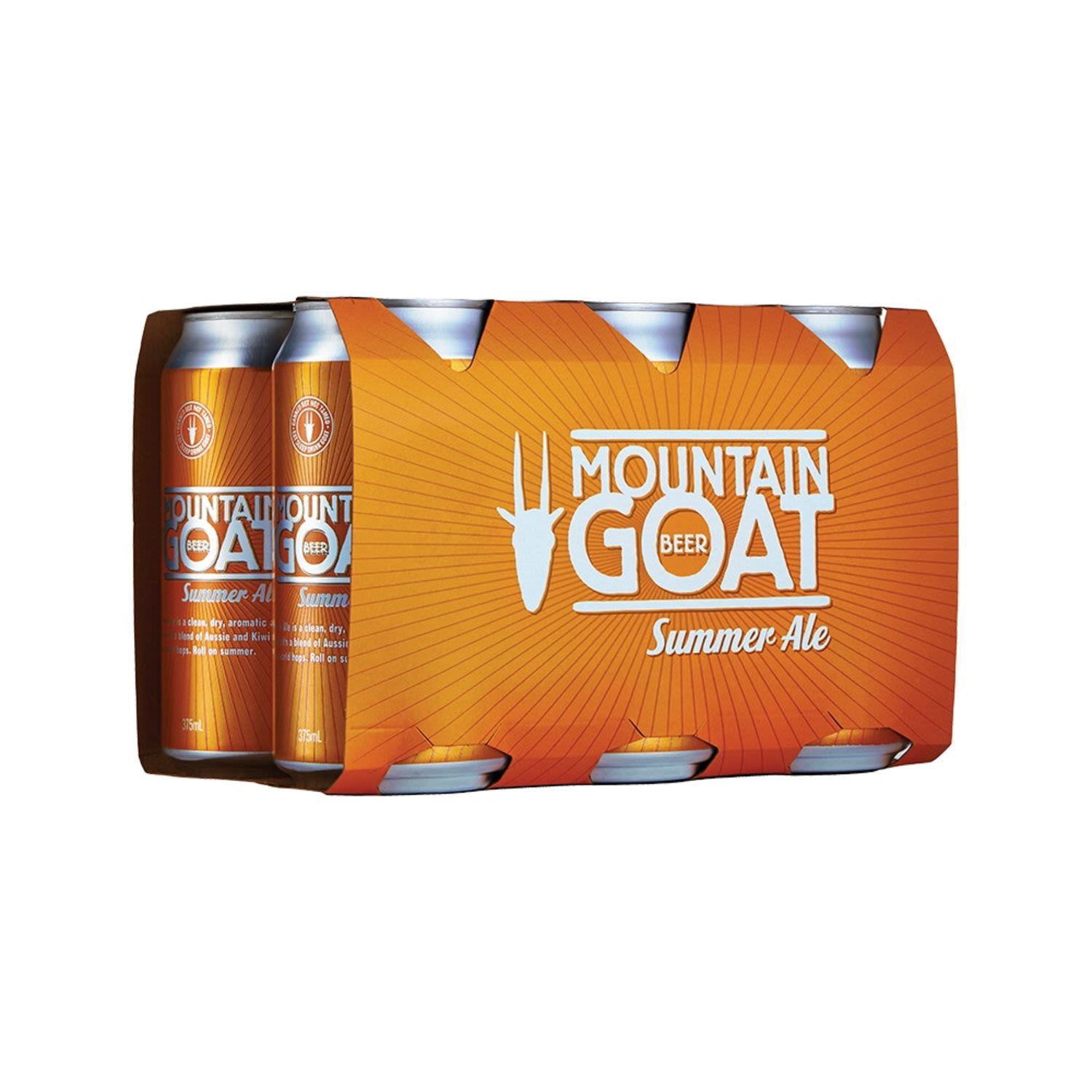 Mountain Goat Summer Ale Can 375mL 6 Pack