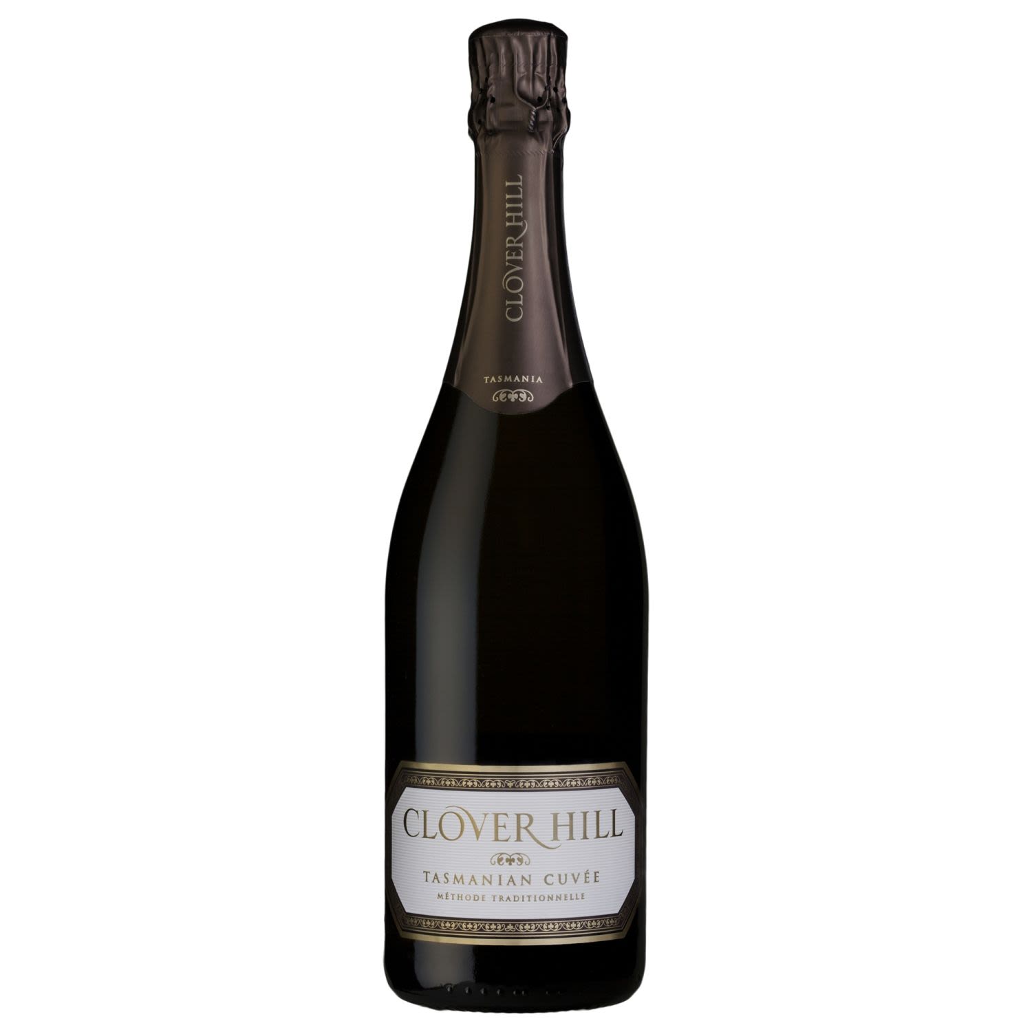 Clover Hill Tasmanian Cuvee NV is comprised of the finest parcels of Tasmanian fruit, from select vintages, skilfully blended to best represent the region and capture the vivacity and intensity that is the Clover Hill house style.<br /> <br />Alcohol Volume: 12.50%<br /><br />Pack Format: Bottle<br /><br />Standard Drinks: 7.4</br /><br />Pack Type: Bottle<br /><br />Country of Origin: Australia<br /><br />Region: Tasmania<br /><br />Vintage: Non Vintage<br />