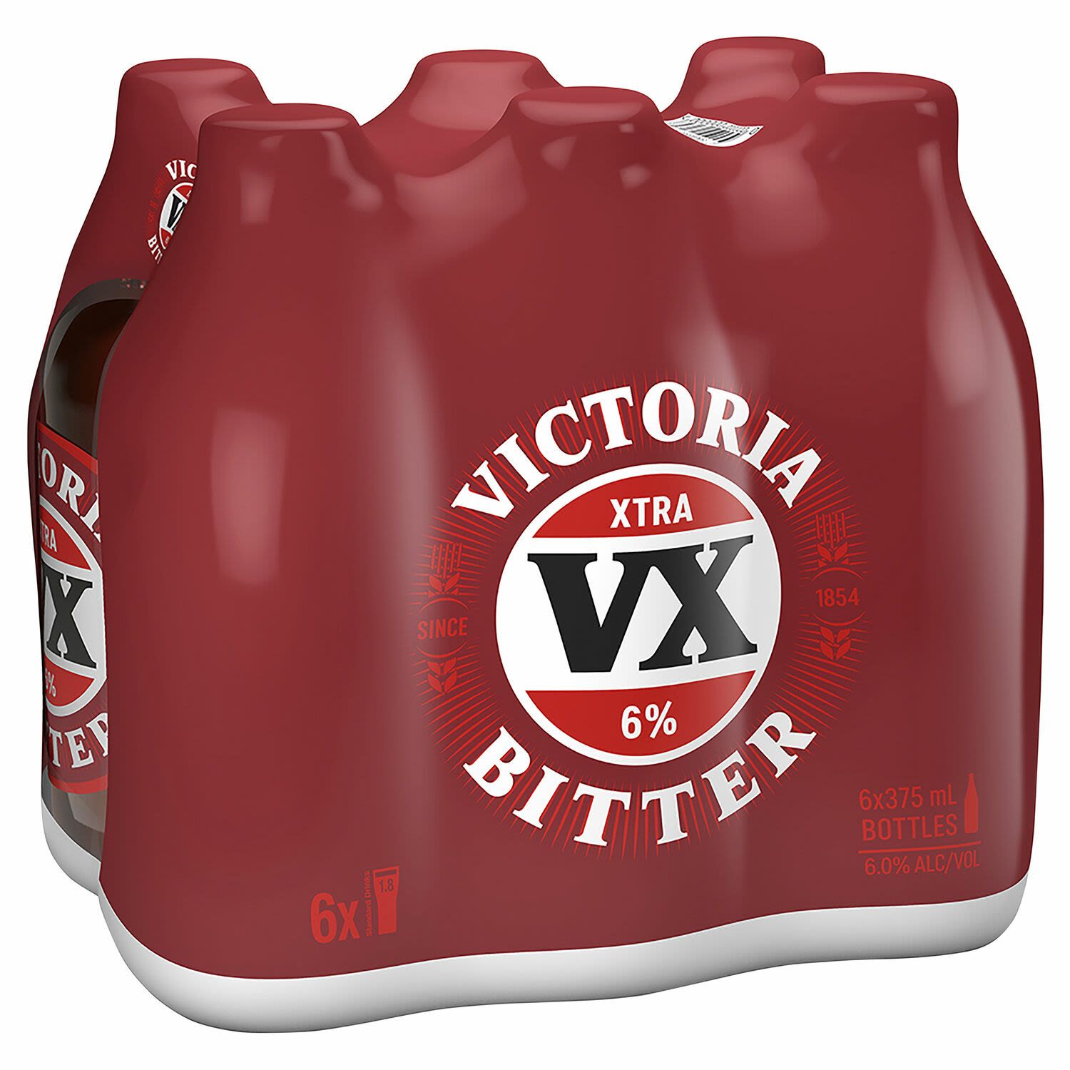 Victoria Bitter XTRA Bottle 375mL 6 Pack