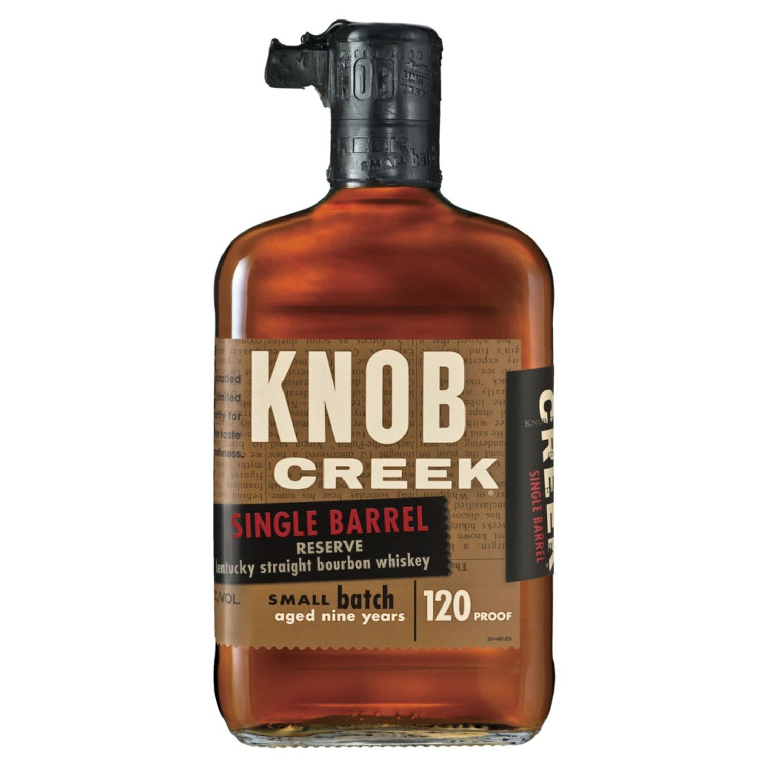 Knob Creek Single Barrel Reserve Bourbon 9 Year Old 700mL Bottle