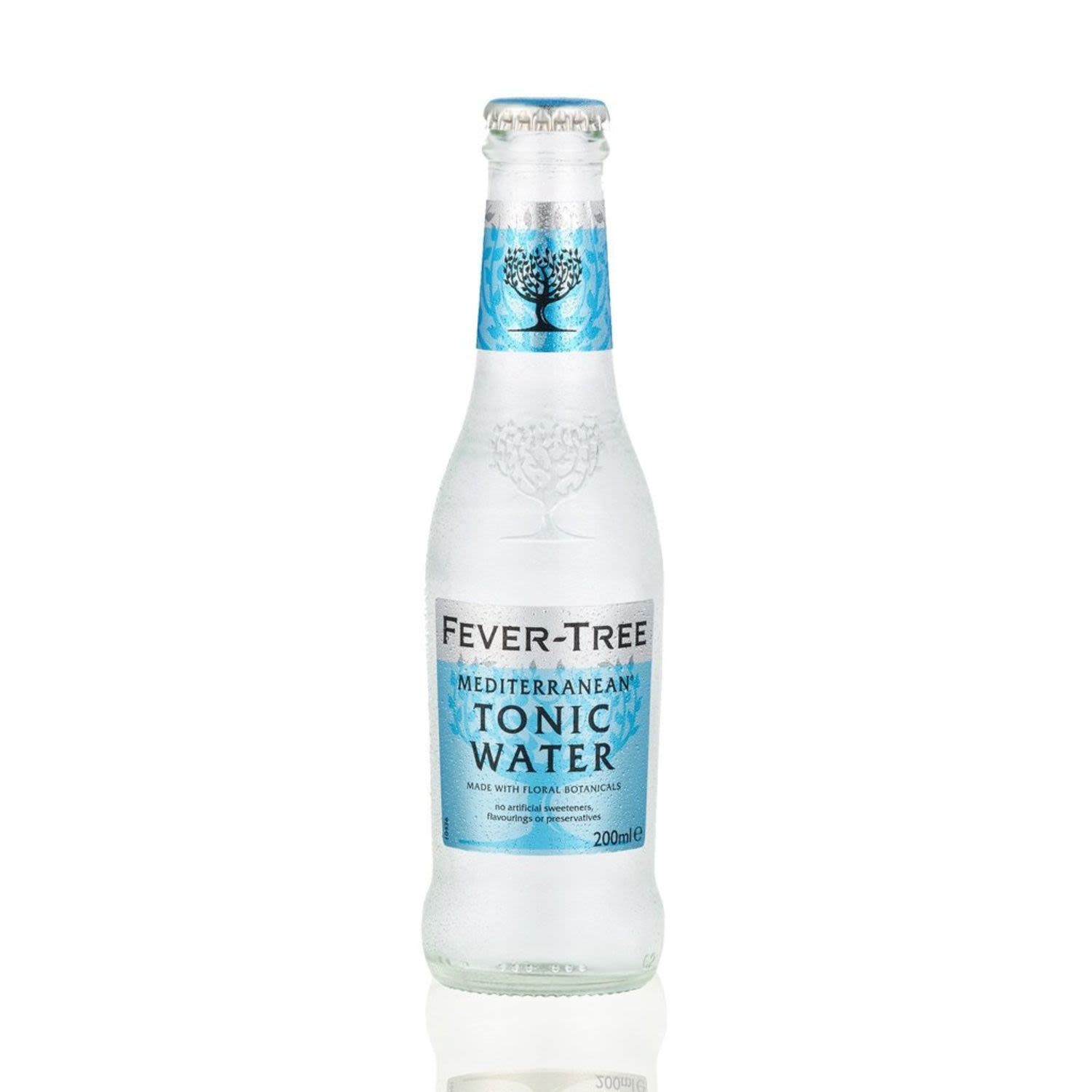 Fever Tree Mediterranean Tonic Water Bottle 200mL 24 Pack