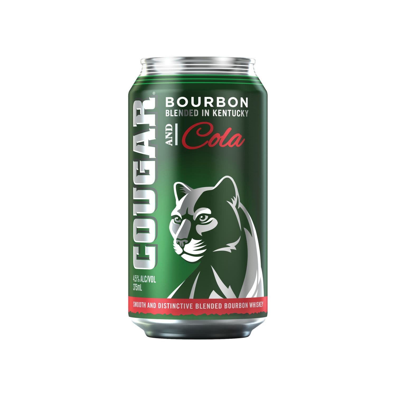 Cougar Bourbon and Cola Cans 375mL<br /> <br />Alcohol Volume: 4.50%<br /><br />Pack Format: Can<br /><br />Standard Drinks: 1.3</br /><br />Pack Type: Can<br />
