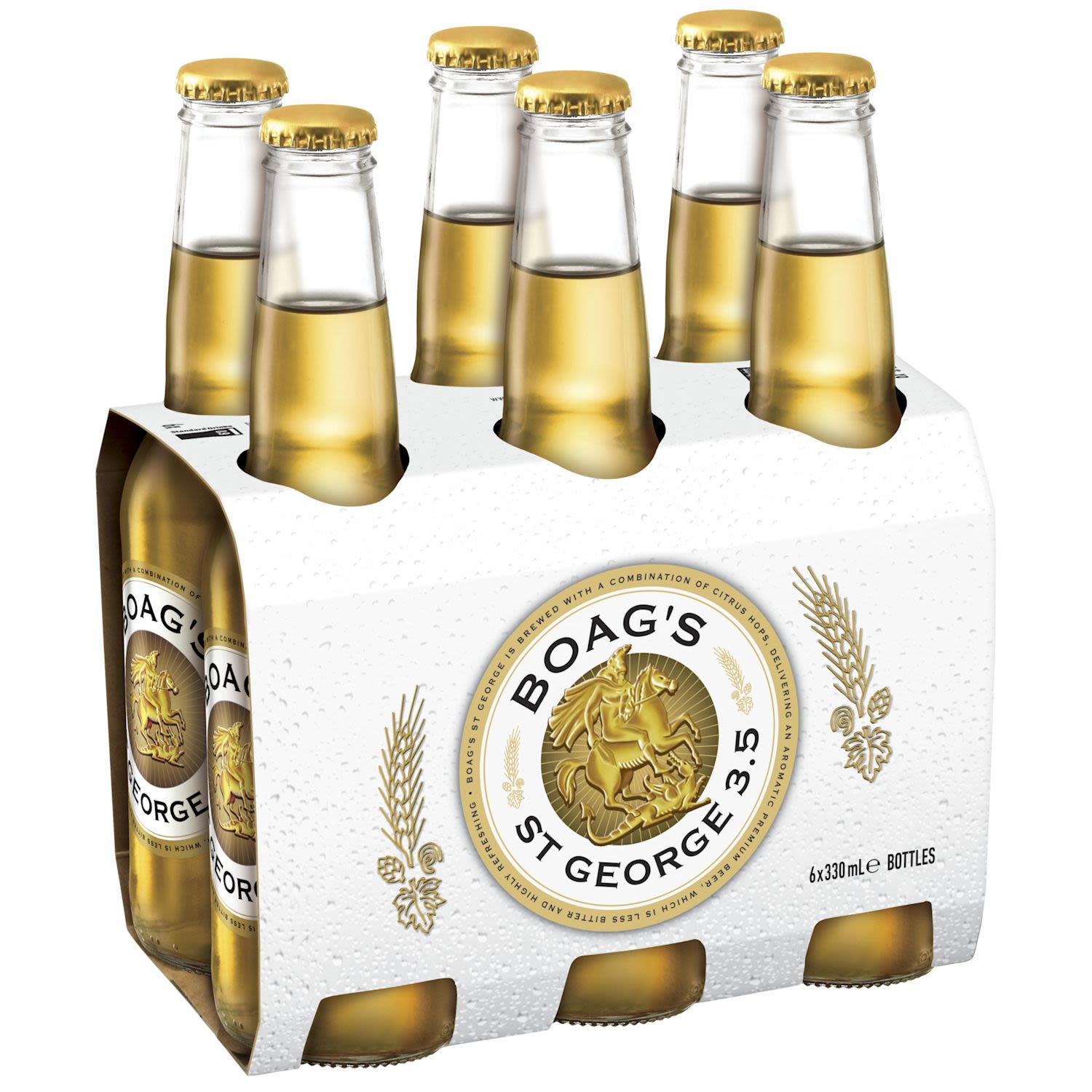 Boags St George Mid Strength 330mL 6 Pack