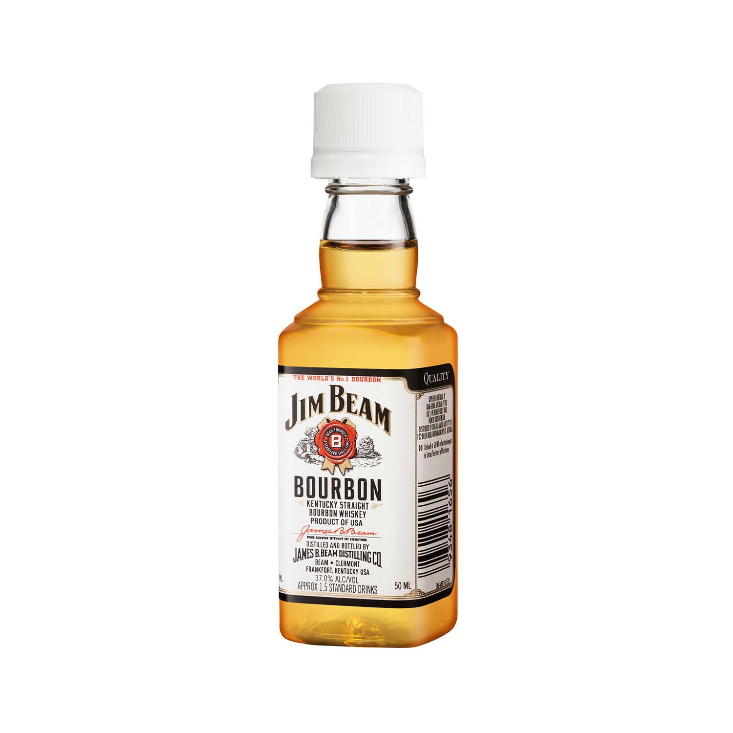 Jim Beam White Label Bourbon Mini 50mL Bottle
