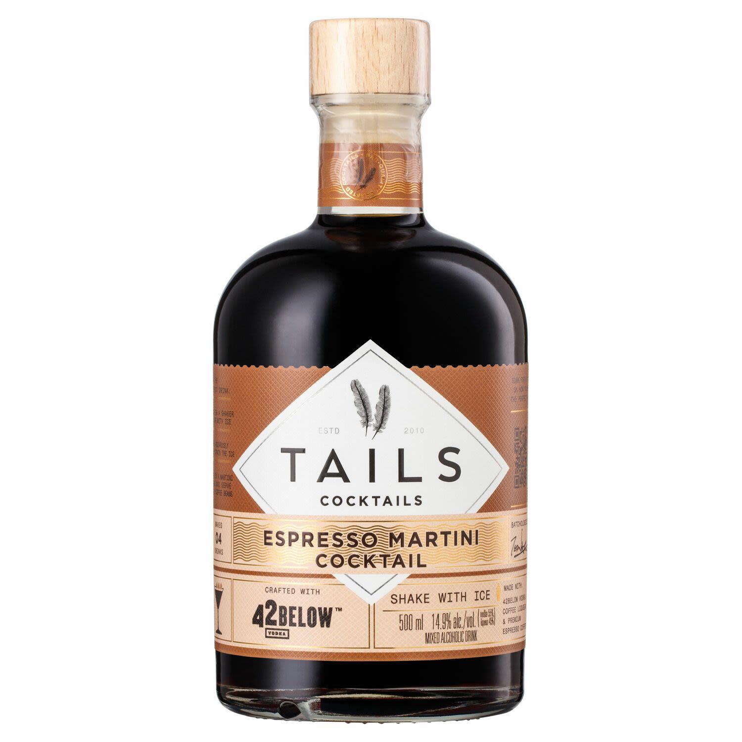 Tails Cocktails Espresso Martini 500mL Bottle