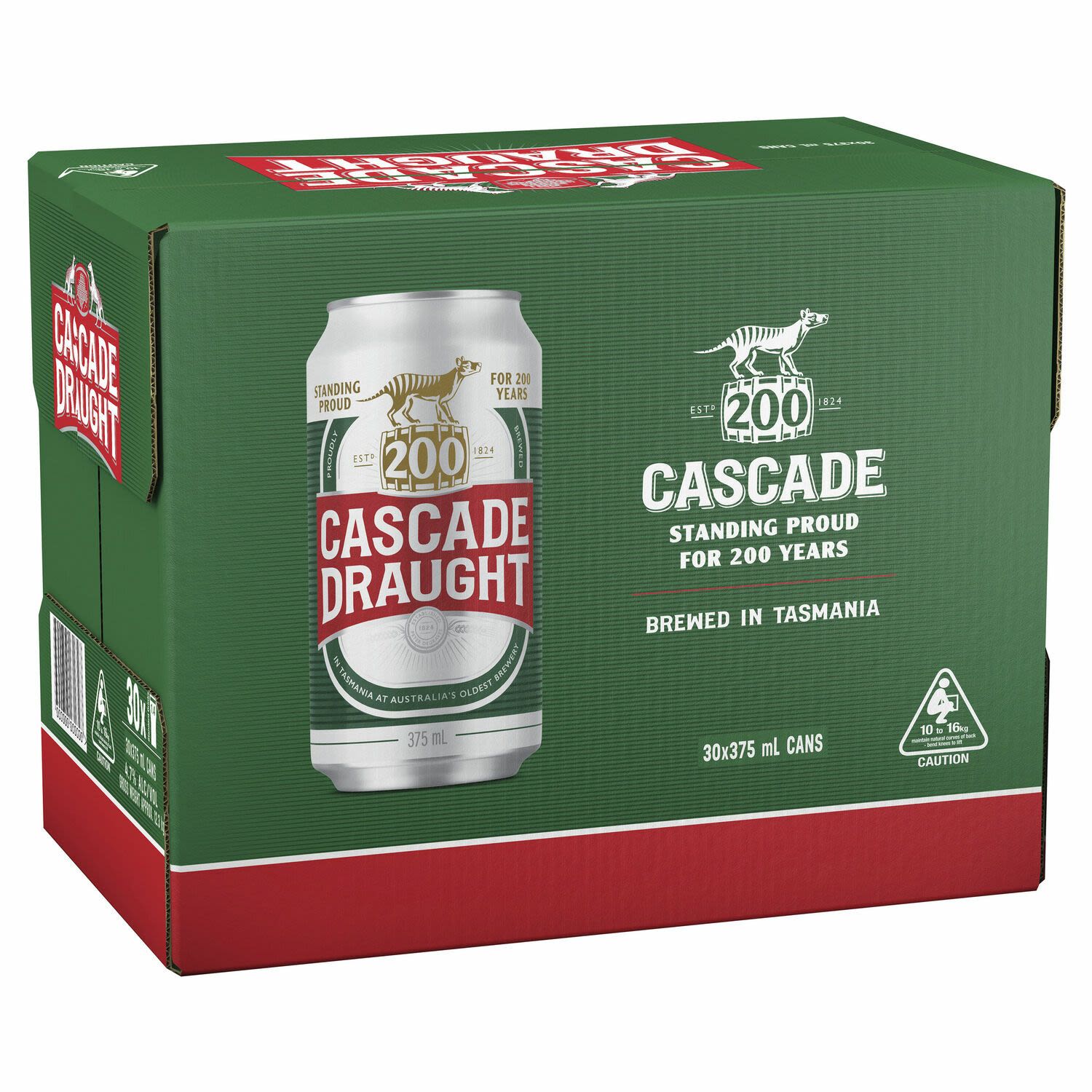 Cascade Draught Can 375mL 30 Pack