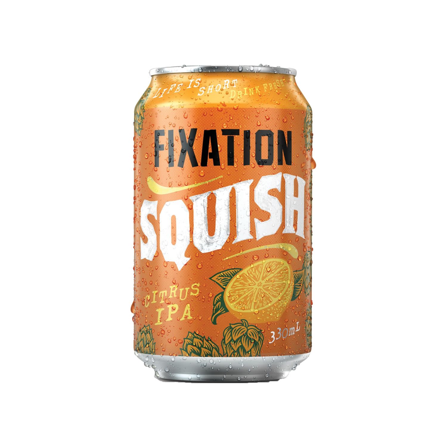 Fixation Squish Citrus IPA Can 330mL 4 Pack