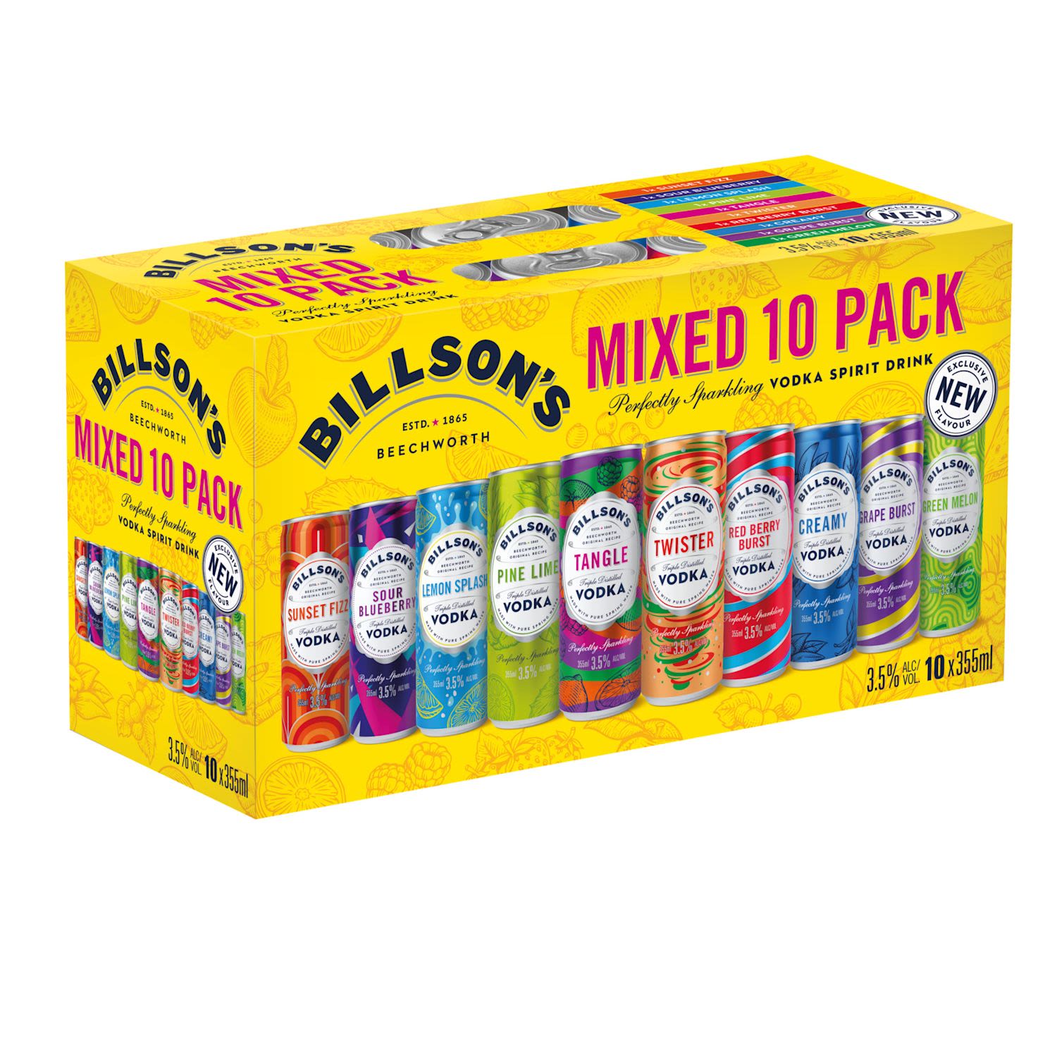 Billson's Mixed 10 Pack with Green Melon