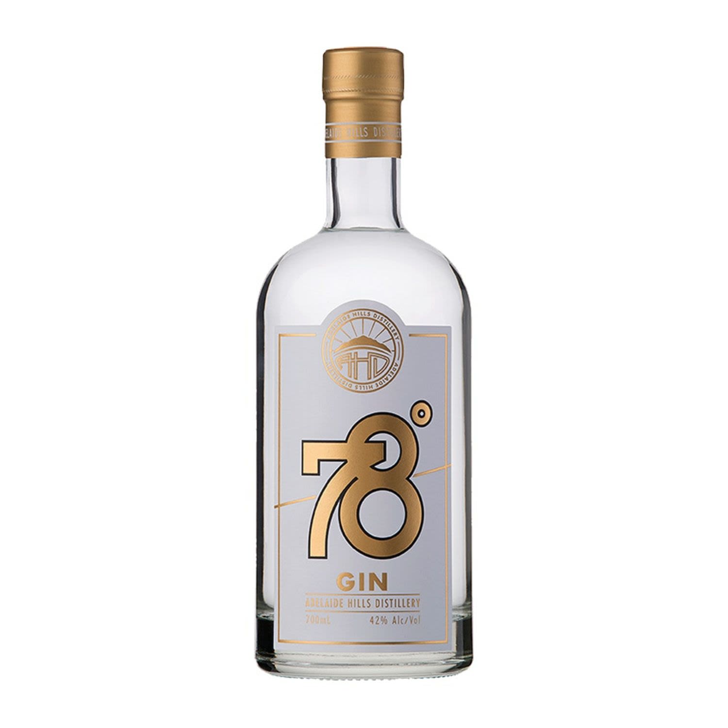 Adelaide Hills Distillery 78 Degrees Small Batch Gin 700mL Bottle