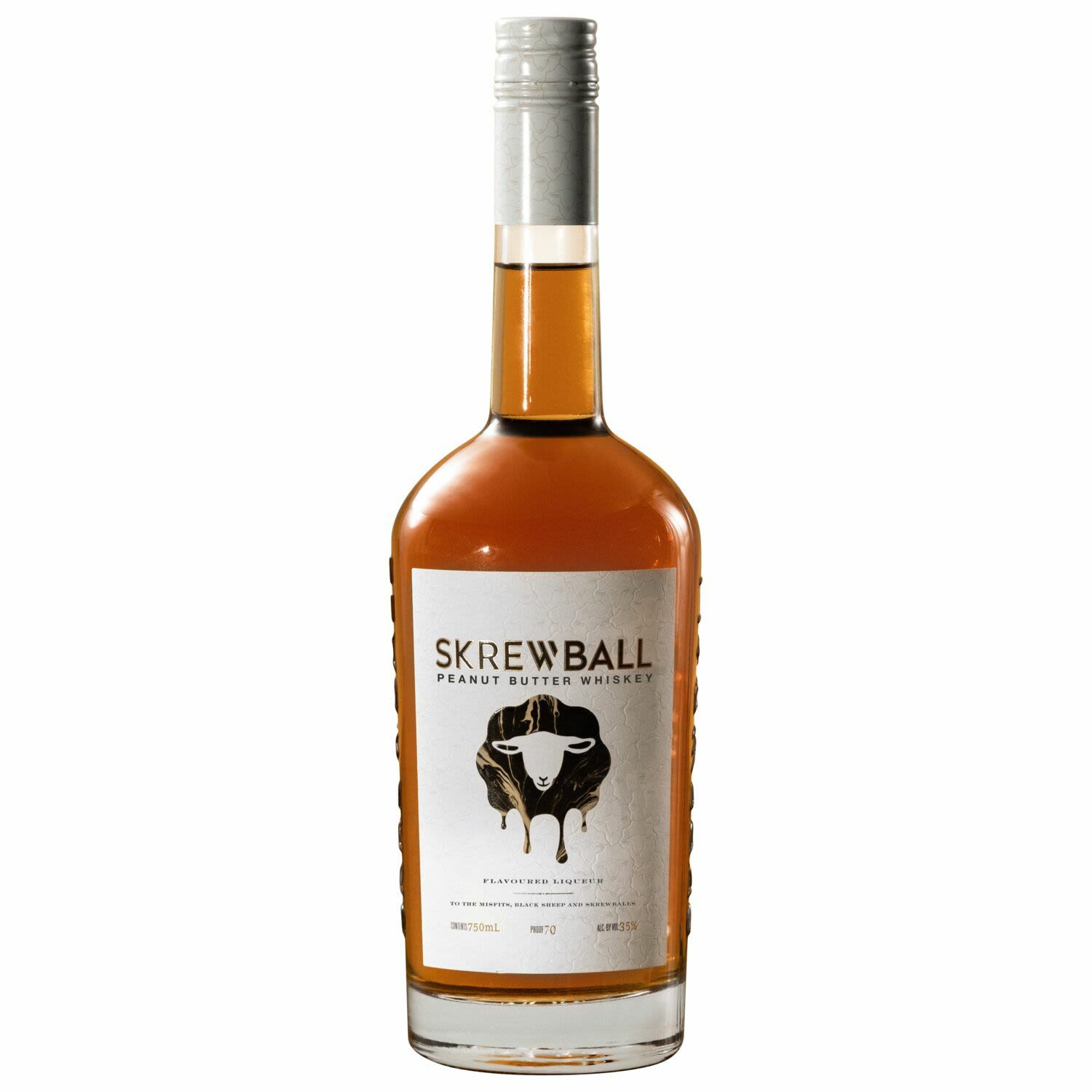 Skrewball Peanut Butter Flavoured Whiskey Liqueur 750mL Bottle