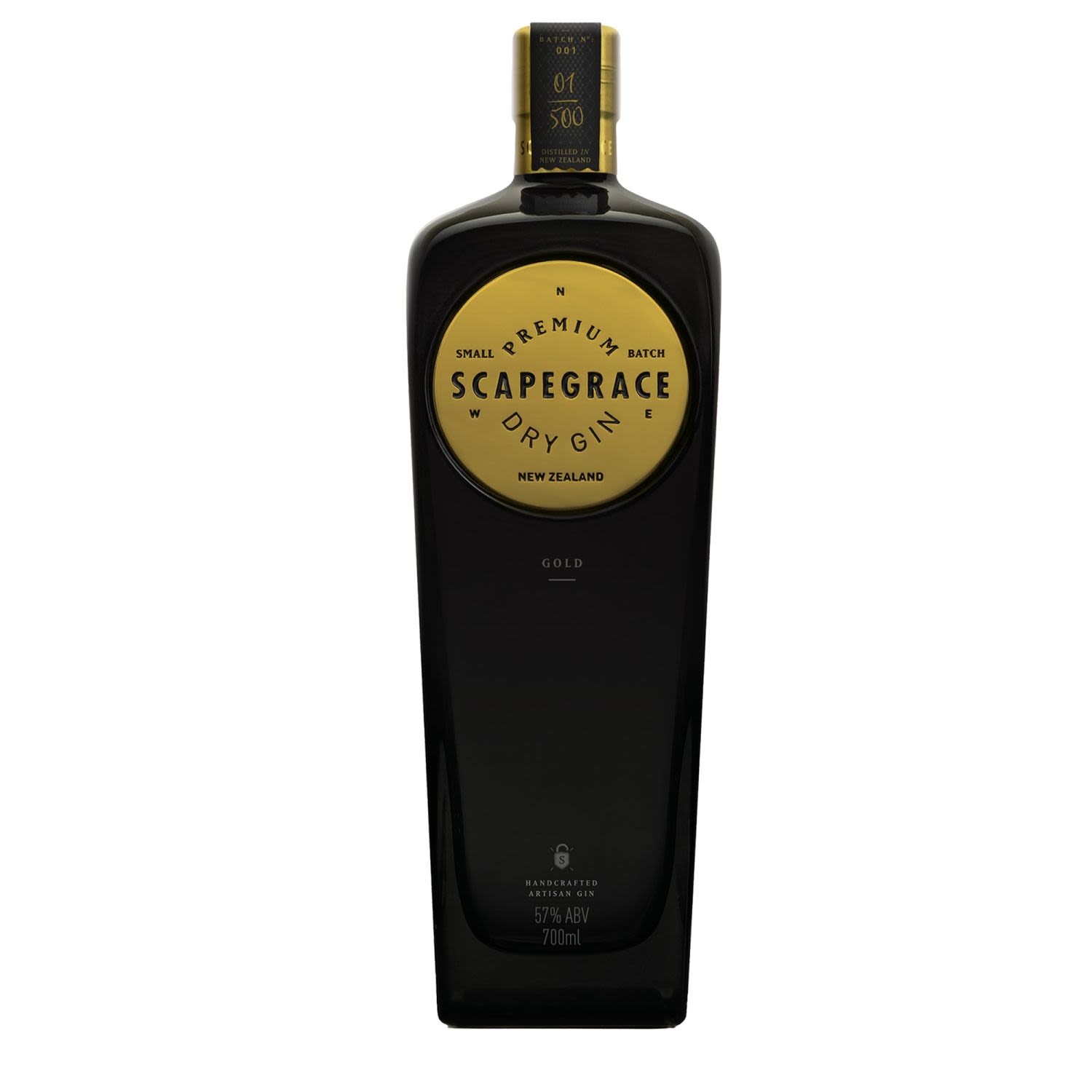 Scapegrace Small Batch Dry Gin Gold 700mL Bottle