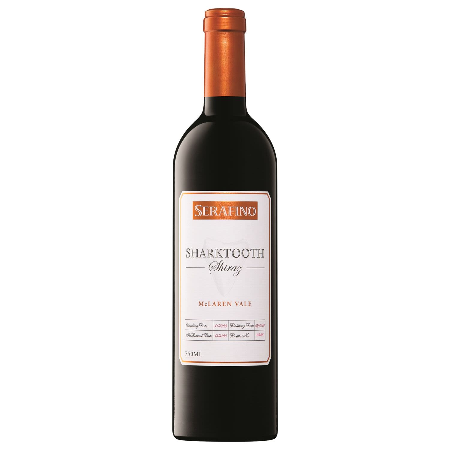 Serafino Sharktooth Shiraz 750mL Bottle