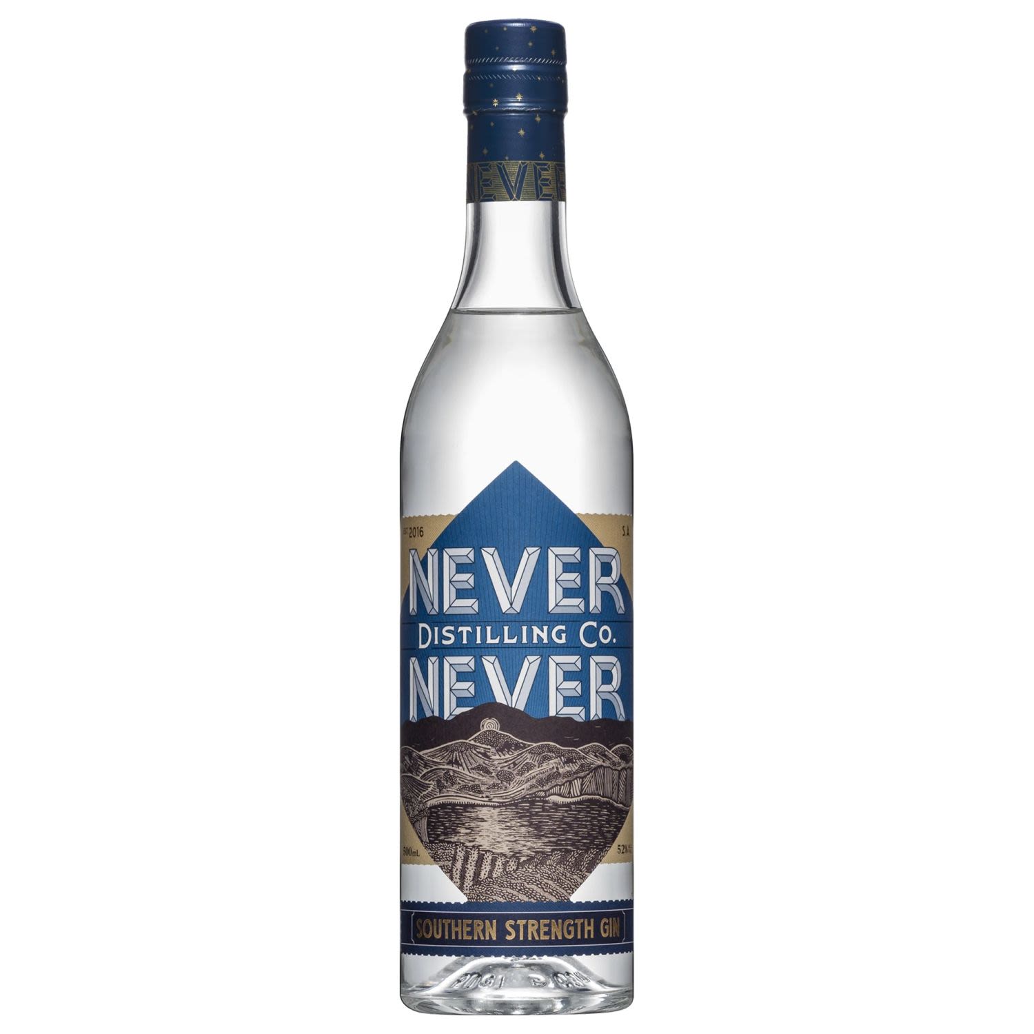 Never Never Distilling Co Southern Strength Gin 500mL Bottle