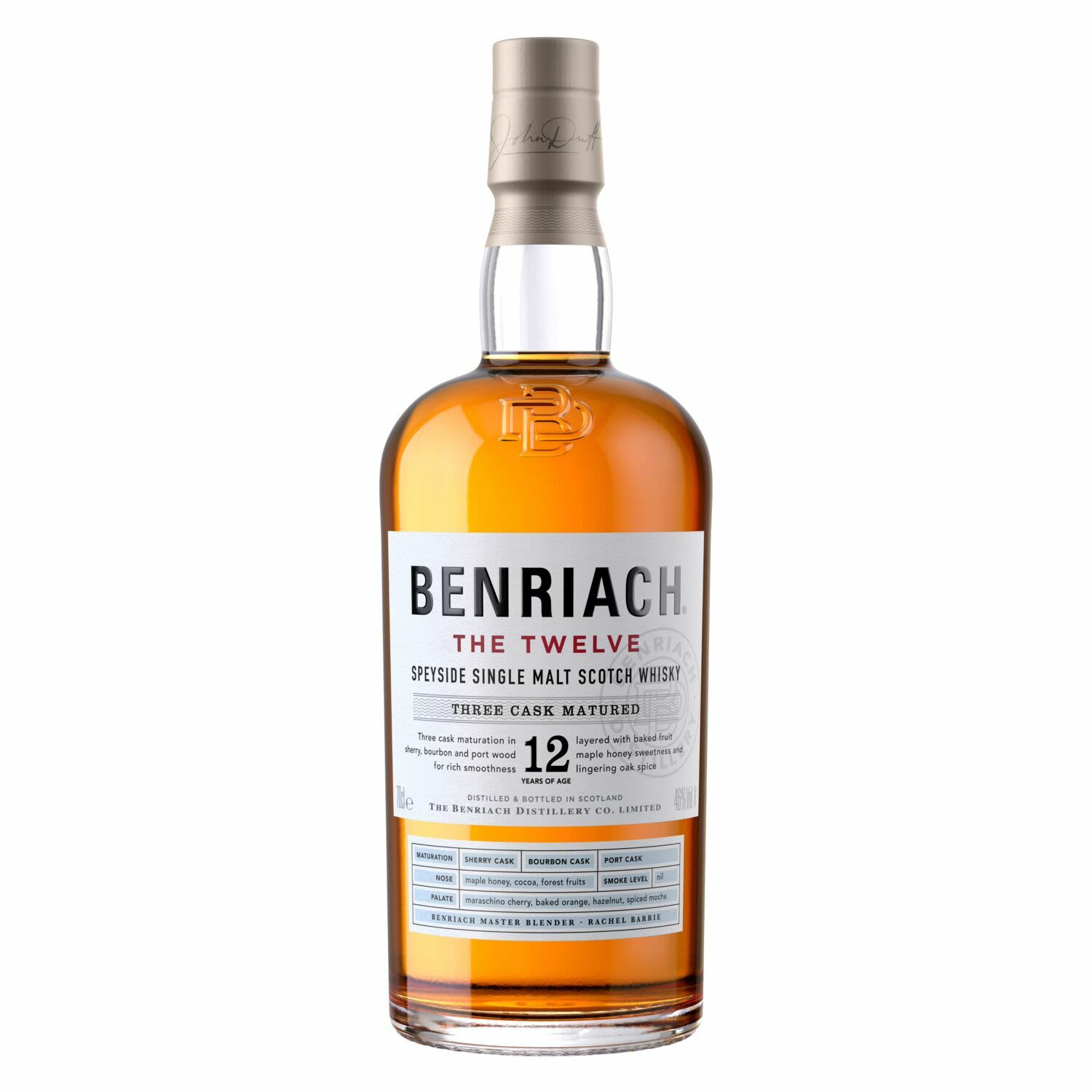 Benriach 12 Year Old Single Malt Scotch Whisky 700mL Bottle