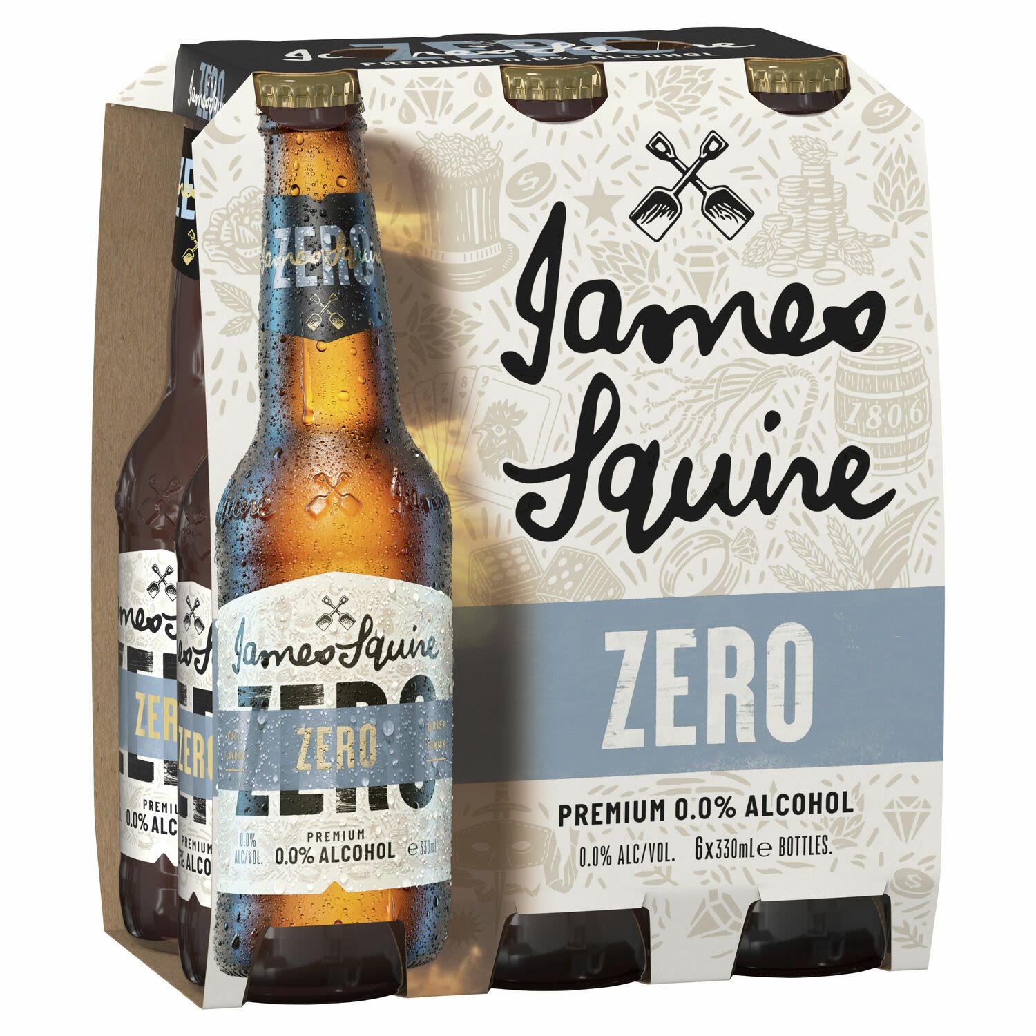 James Squire ZERO Bottle 330mL 6 Pack