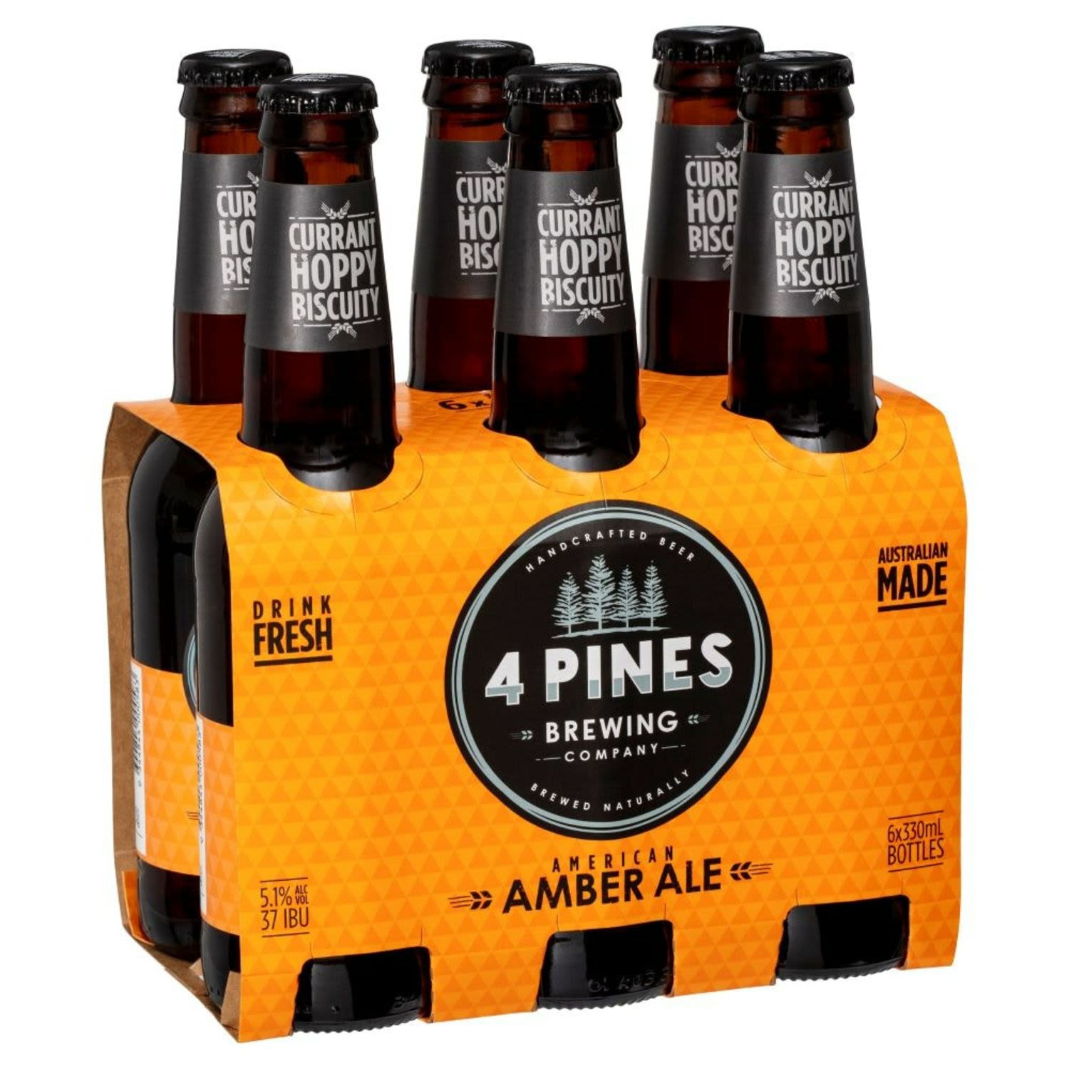 4 Pines American Amber Ale Bottle 330mL 6 Pack