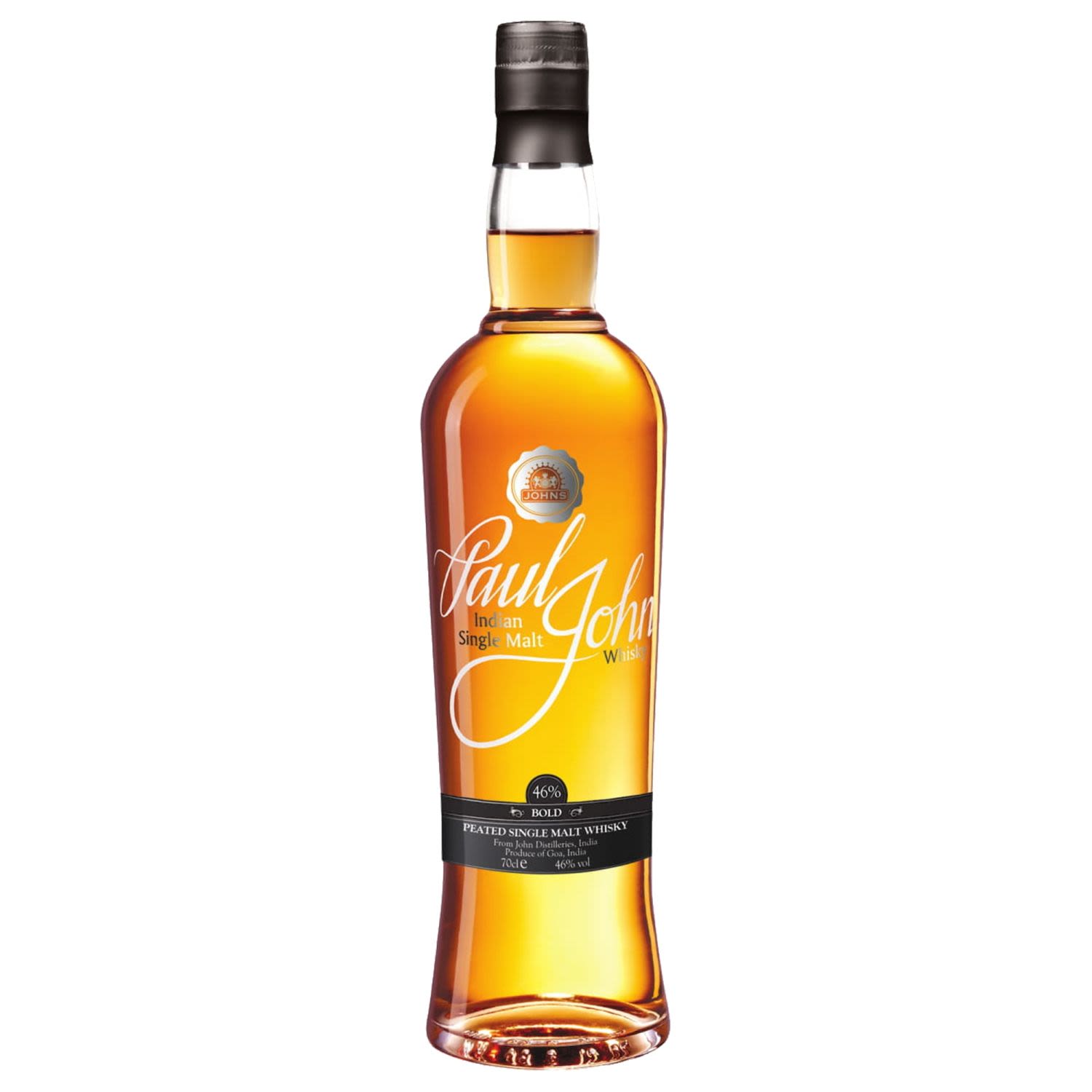 Paul John Indian Single Malt Whisky Bold 46% 700mL Bottle
