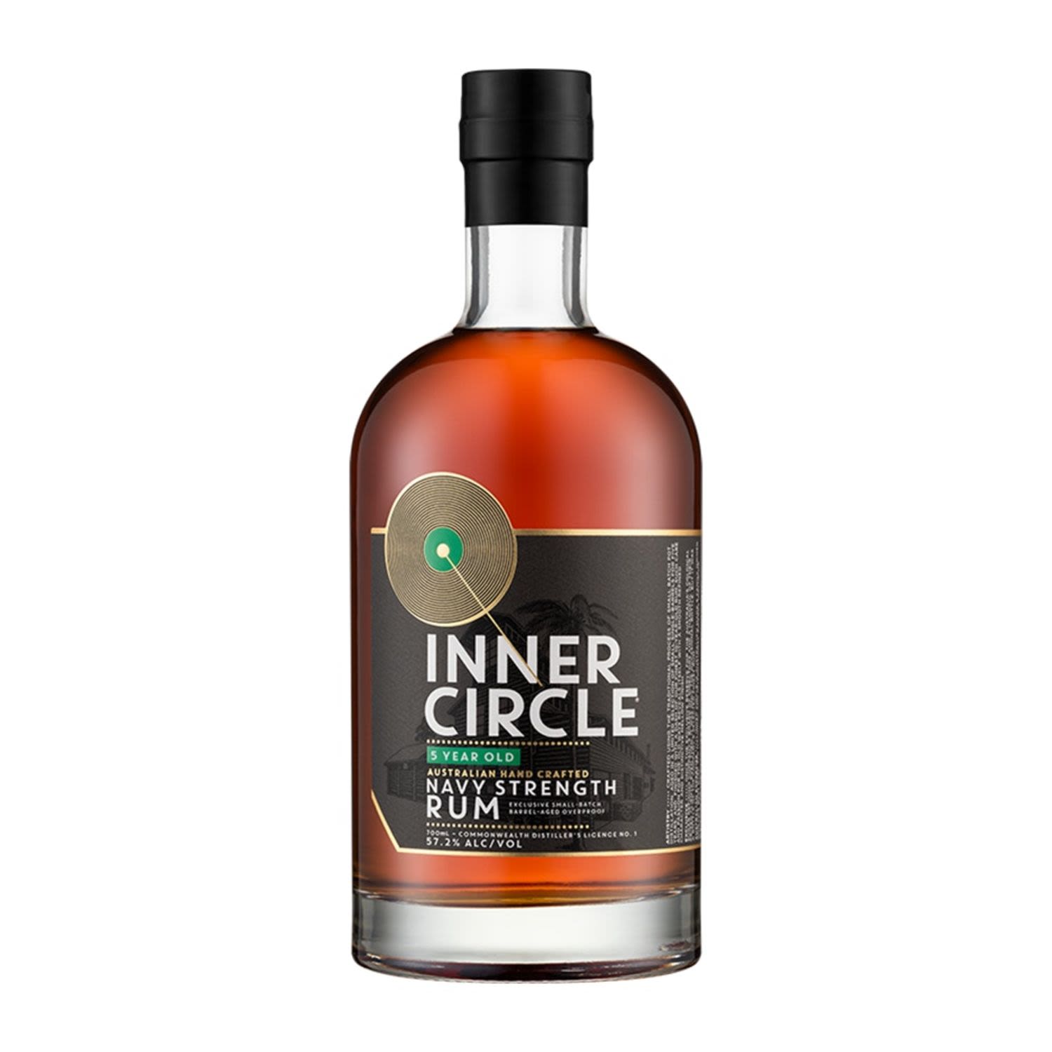 Inner Circle Navy Strength Rum Green 700mL Bottle