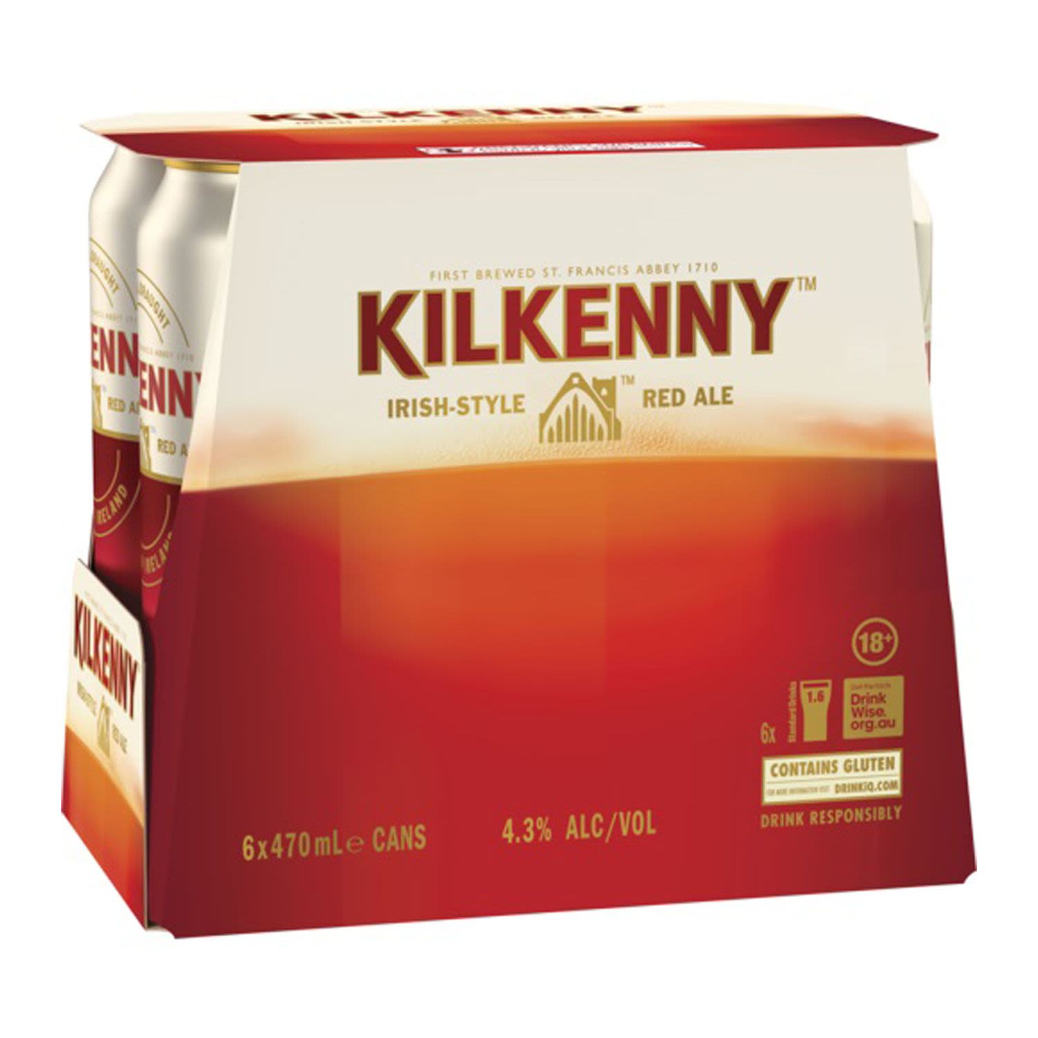 Kilkenny Ale Can 470mL 6 Pack