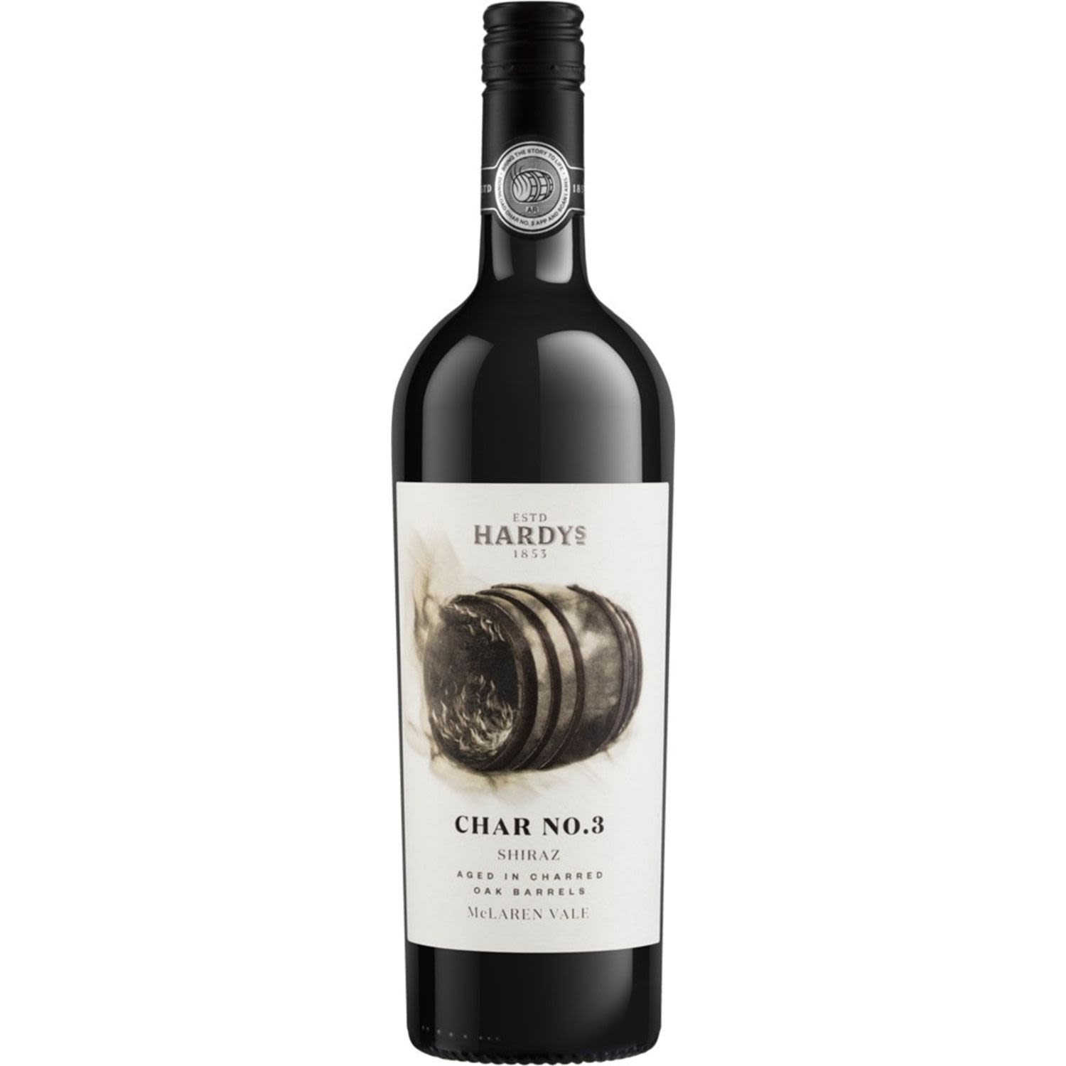 Hardys Char No.3 Shiraz 750mL Bottle