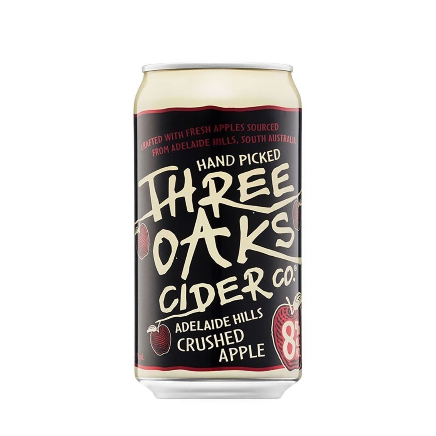 Three Oaks Apple Cider 8% Can 375mL
