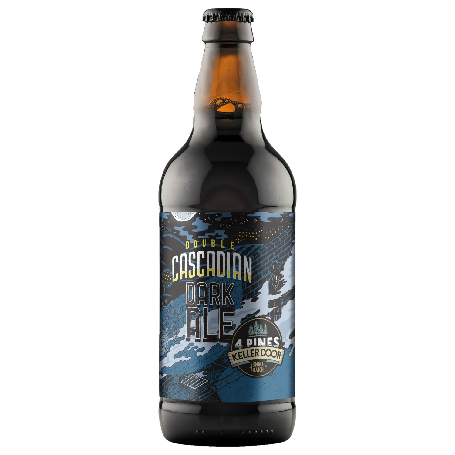 4 Pines Keller Door Double Cascadian Dark Ale 500mL Bottle