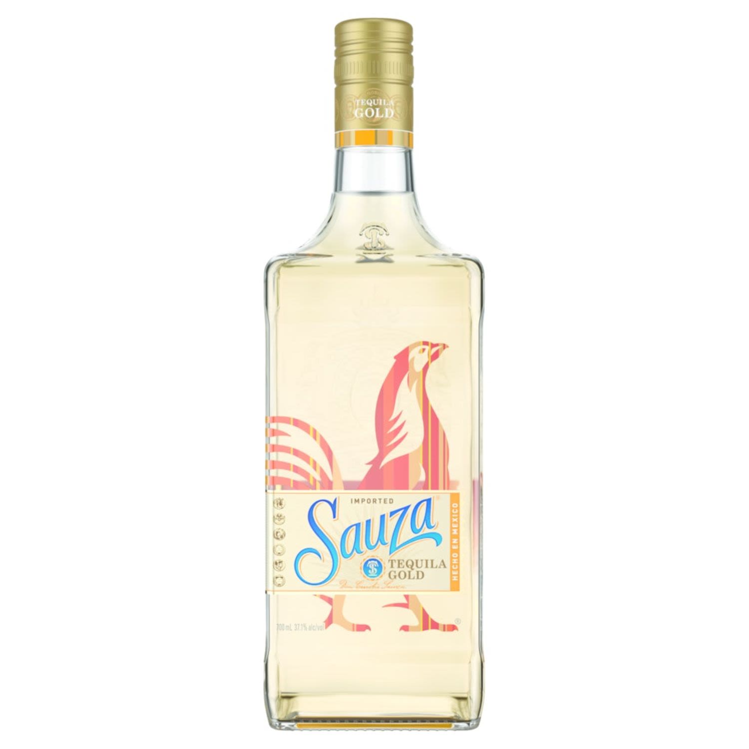In every sip of Sauza® Gold, you’ll find the fresh agave taste you expect, plus an extra hint of cooked agave and vanilla.<br /> <br />Alcohol Volume: 37.10%<br /><br />Pack Format: Bottle<br /><br />Standard Drinks: 20.5</br /><br />Pack Type: Bottle<br />