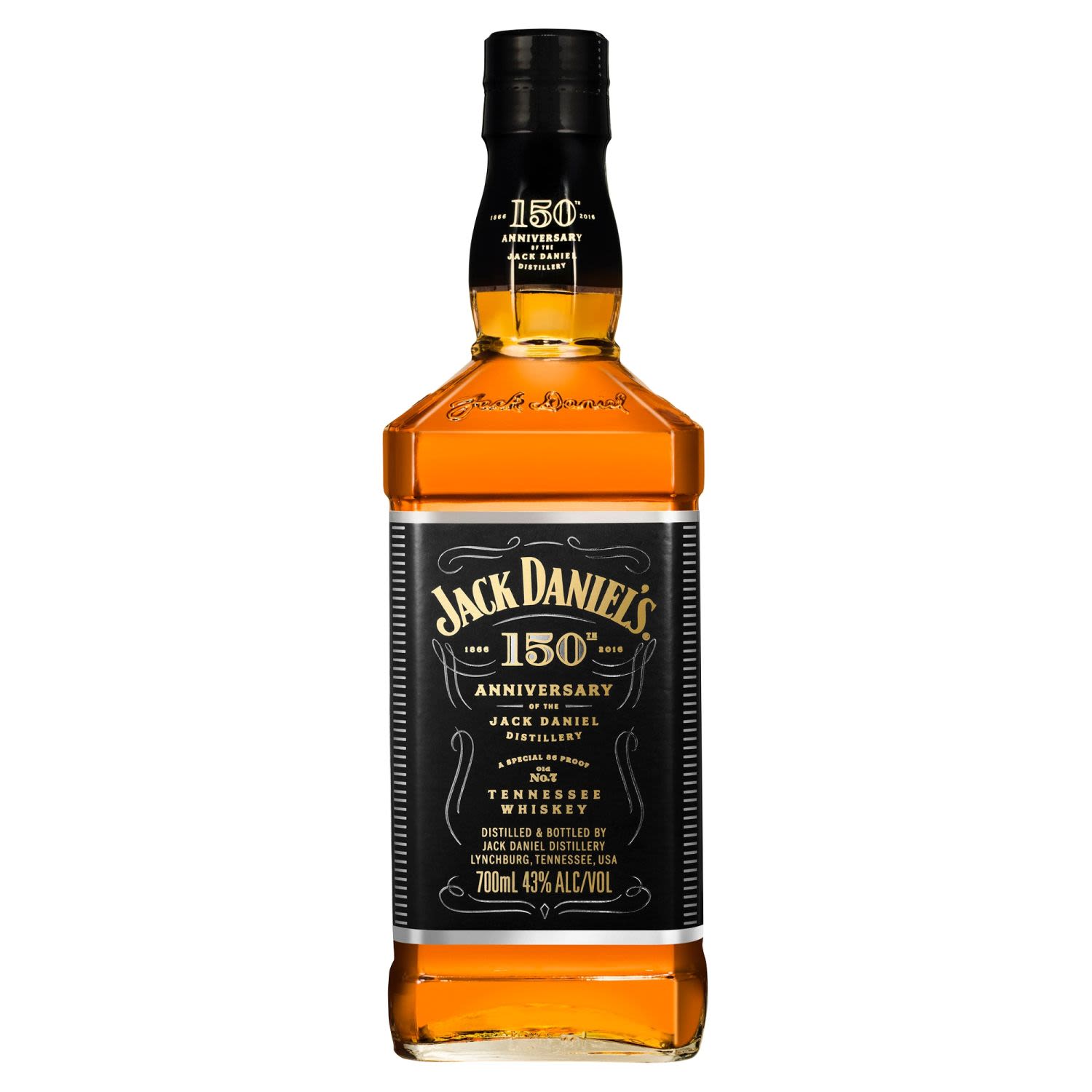 Jack Daniel's 150th Anniversary Limited Edition 700mL Bottle