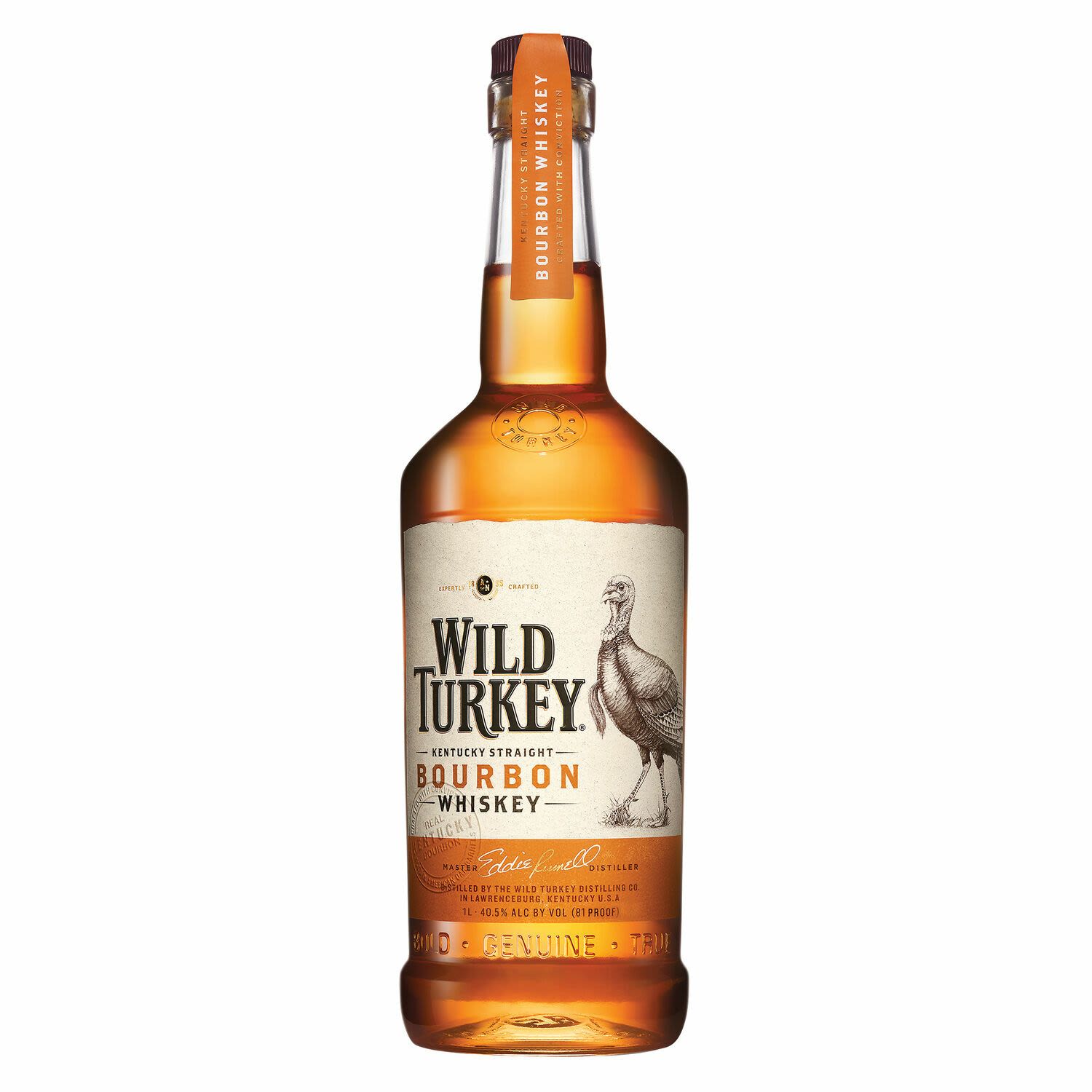 Wild Turkey 81% Proof 1L Bottle