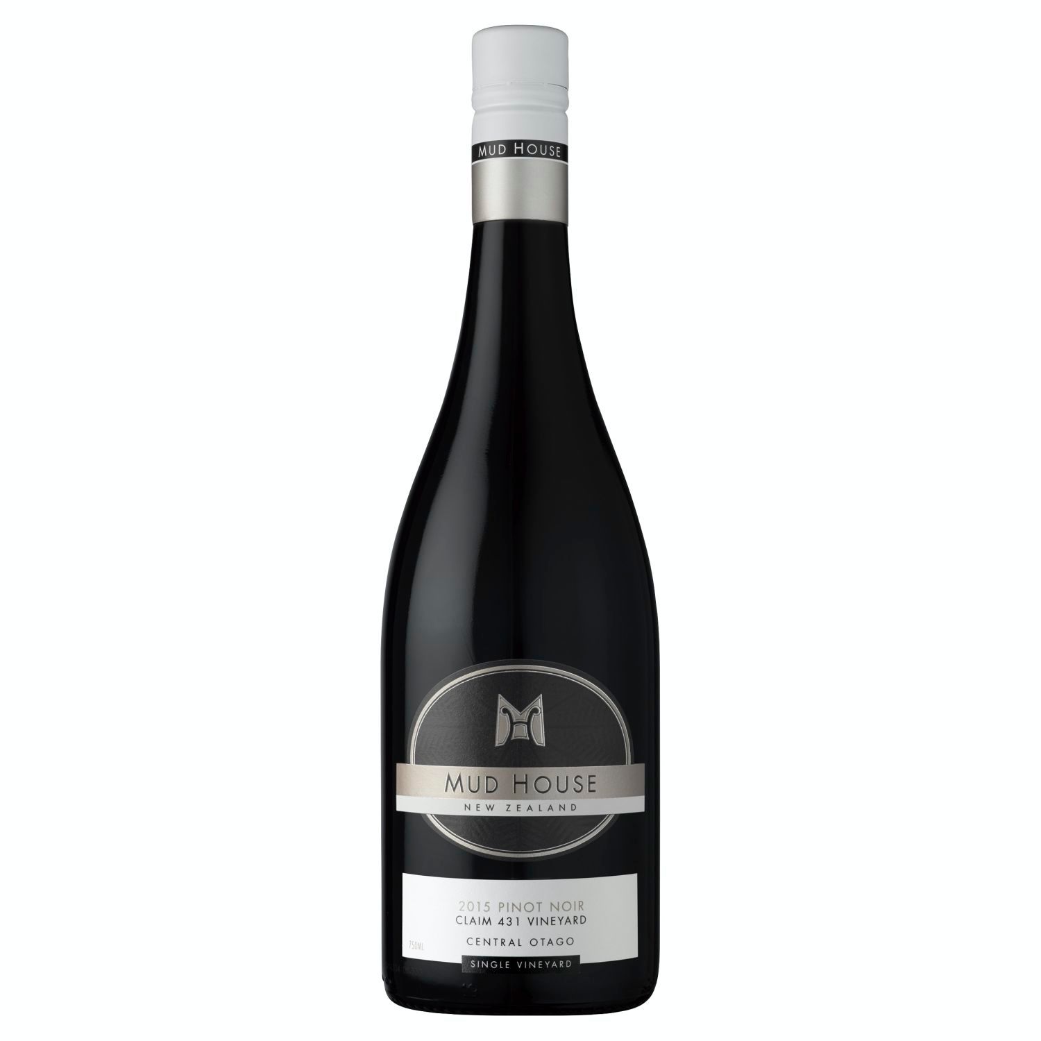 Mud House Claim 431 Vineyard Pinot Noir 750mL<br /> <br />Alcohol Volume: 13.00%<br /><br />Pack Format: Bottle<br /><br />Standard Drinks: 7.7</br /><br />Pack Type: Bottle<br /><br />Country of Origin: New Zealand<br /><br />Region: Central Otago<br /><br />Vintage: '2017<br />