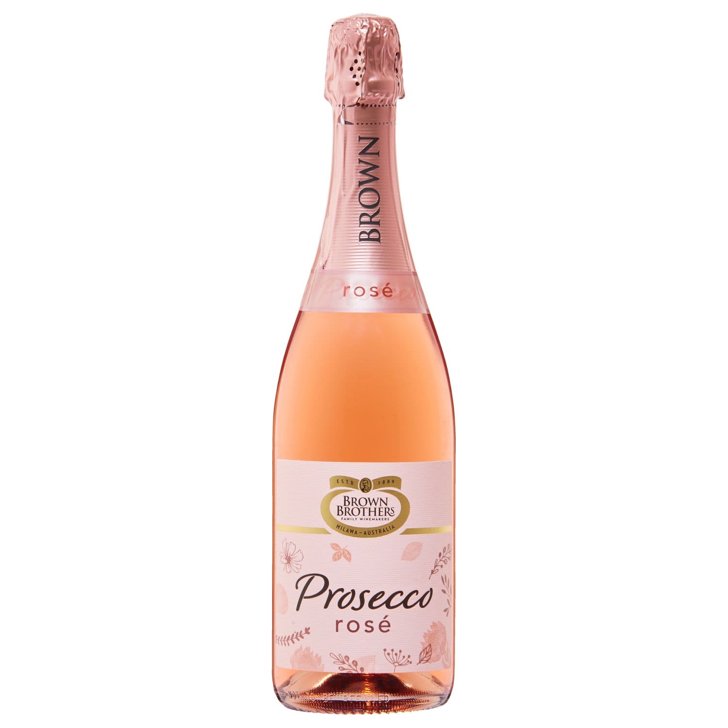 Brown Brothers Prosecco Rose NV 750mL Bottle