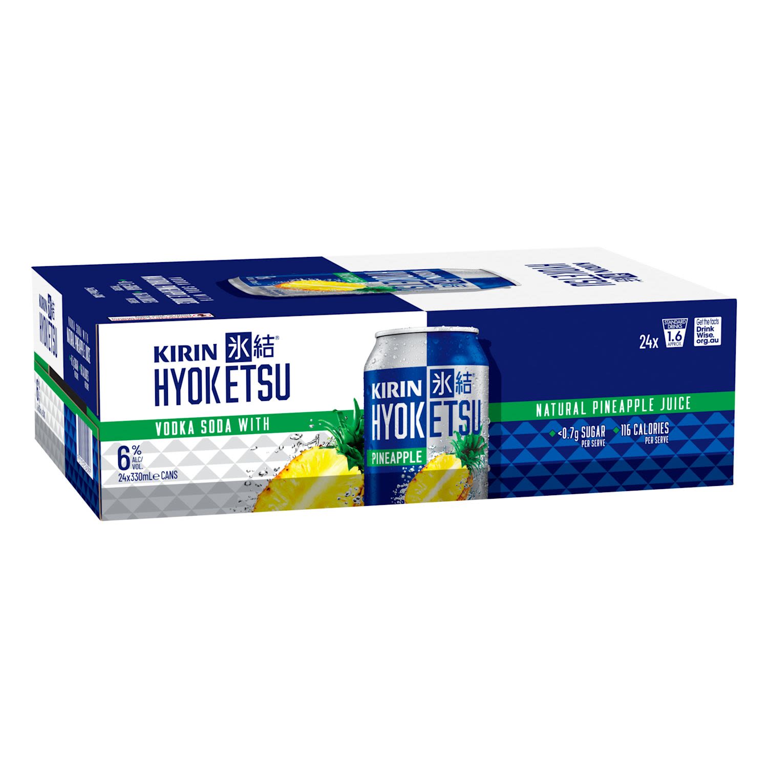Kirin Hyoketsu Pineapple 6% Can 330mL 24 Pack