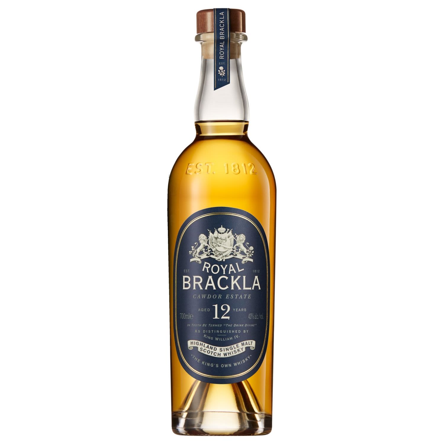 Royal Brackla 12 Year Old Single Malt Scotch Whisky 700mL Bottle