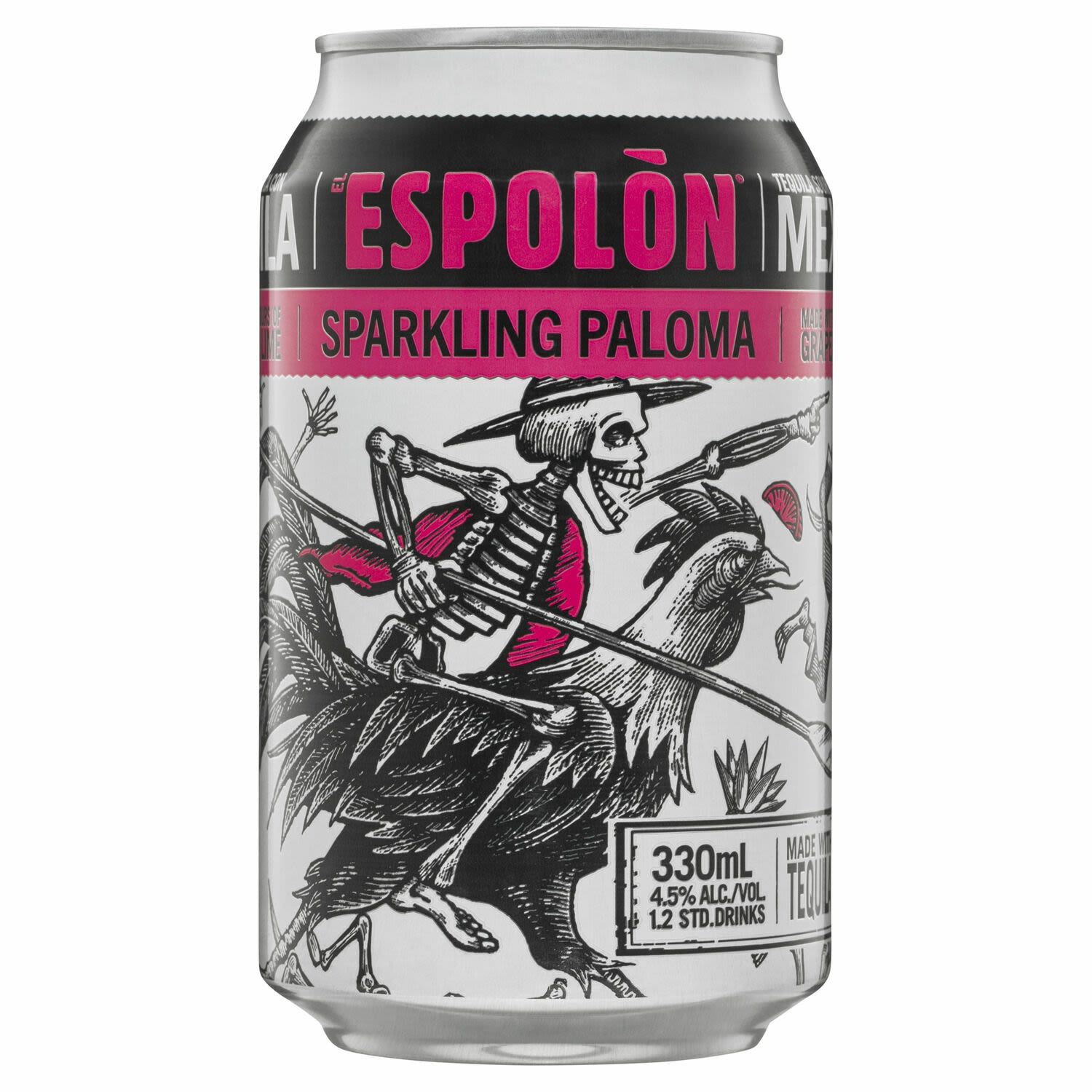 Espolon Tequila Sparkling Paloma Can 330mL