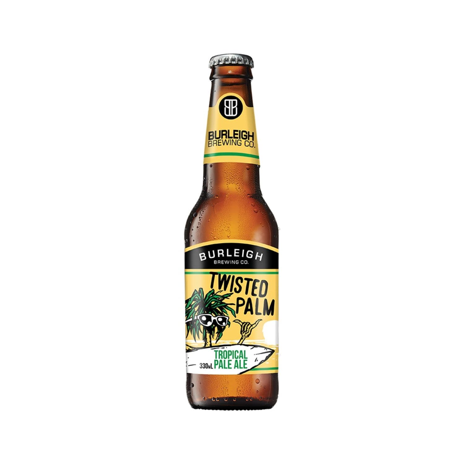 Burleigh Brewing Co. Twisted Palm Pale Ale Bottle 330mL