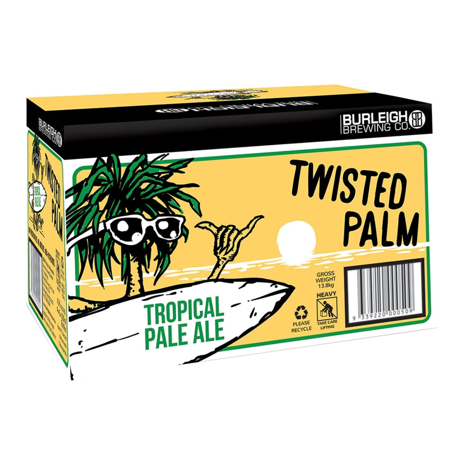 Burleigh Brewing Co. Twisted Palm Pale Ale Bottle 330mL 24 Pack
