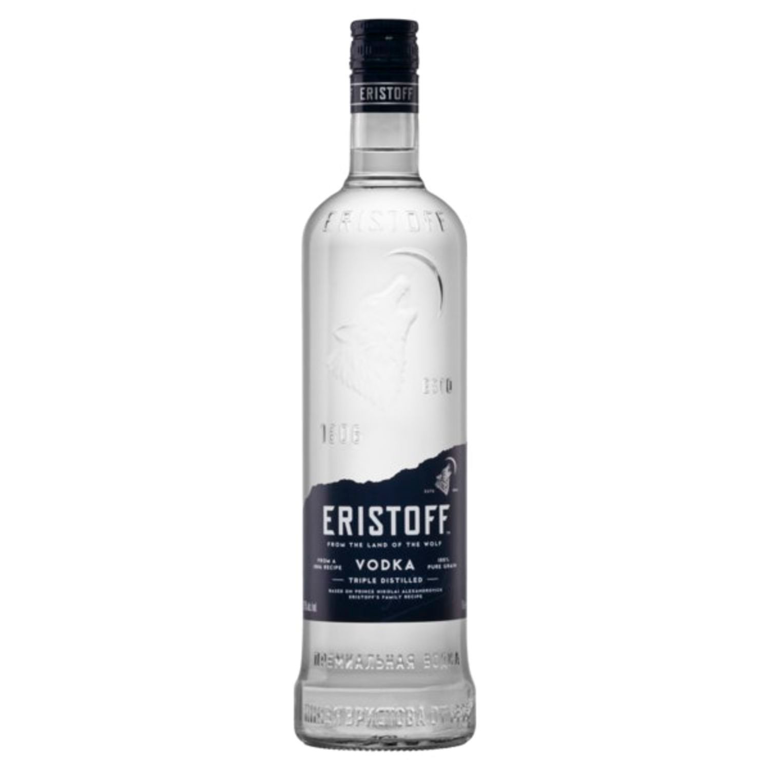 Eristoff Vodka 1L<br /> <br />Alcohol Volume: 37.50%<br /><br />Pack Format: Bottle<br /><br />Standard Drinks: 29.6</br /><br />Pack Type: Bottle<br /><br />Country of Origin: France<br />