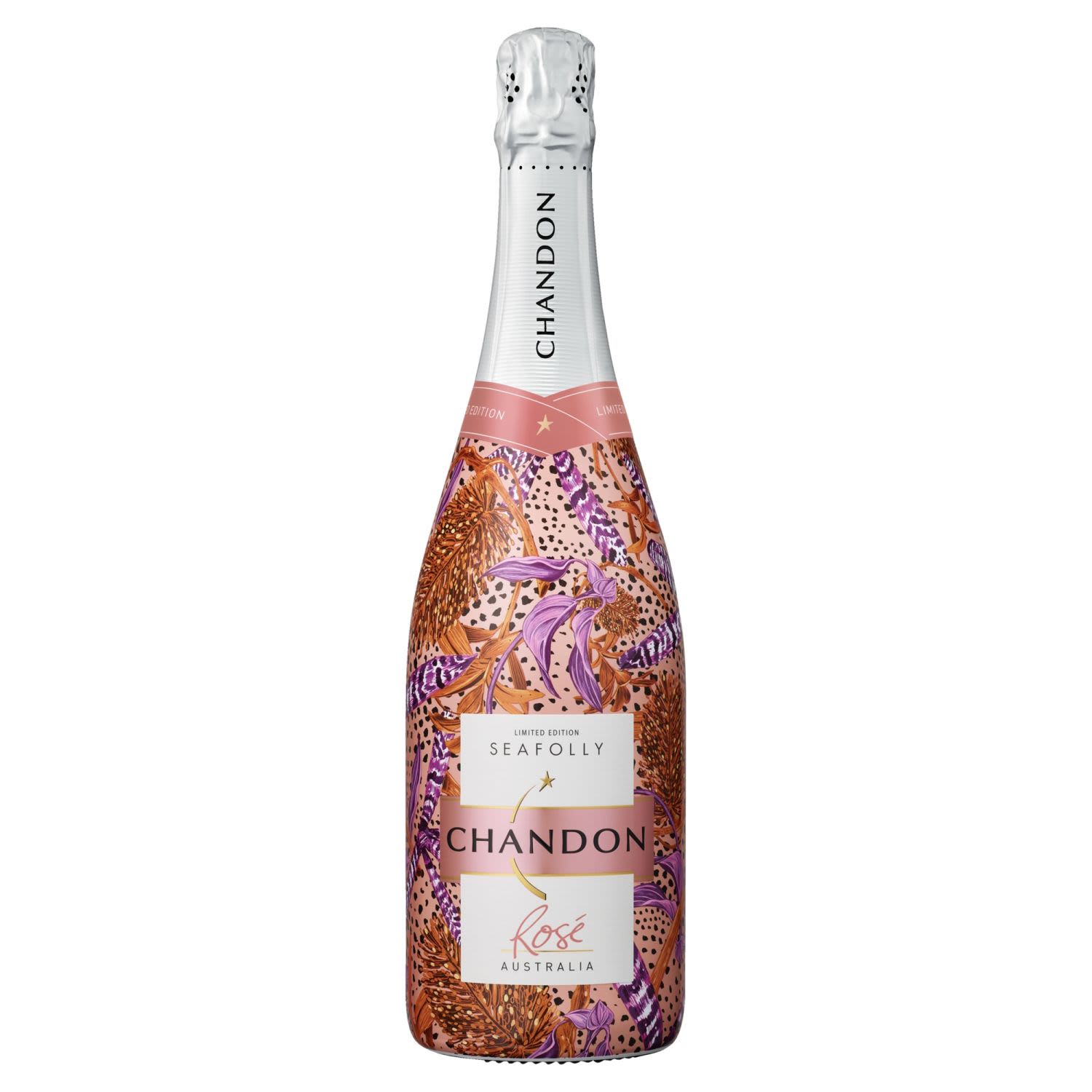 Chandon Brut Rose x Seafolly Limited Edition NV 750mL Bottle