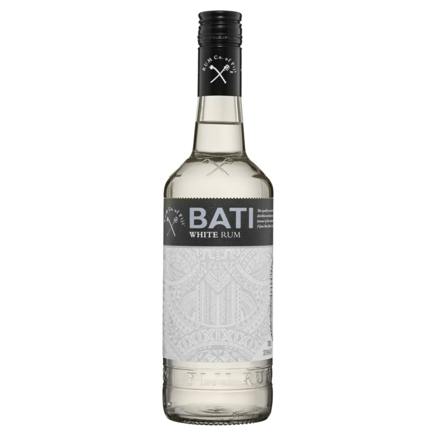 This award winning BATI rum have been proudly distilled by RUM Co of Fiji. Handcrafted with the finest local ingredients, and filtered through a unique coconut shell carbon, these premium rums provide a deliciously smooth, and distinctively clean taste. BATI should be enjoyed by those who enjoy quality rum. SERVE YOUR TRIBE, HONOUR THE CHIEF. Bati [bah-ti] were the fearsome Fijian warriors and protectors of their homeland.<br /> <br />Alcohol Volume: 37.50%<br /><br />Pack Format: Bottle<br /><br />Standard Drinks: 21</br /><br />Pack Type: Bottle<br /><br />Country of Origin: Fiji<br />