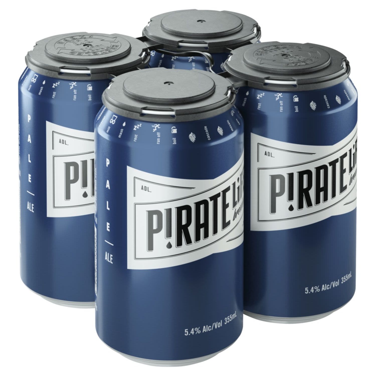 Pirate Life Pale Ale Can 355mL 4 Pack