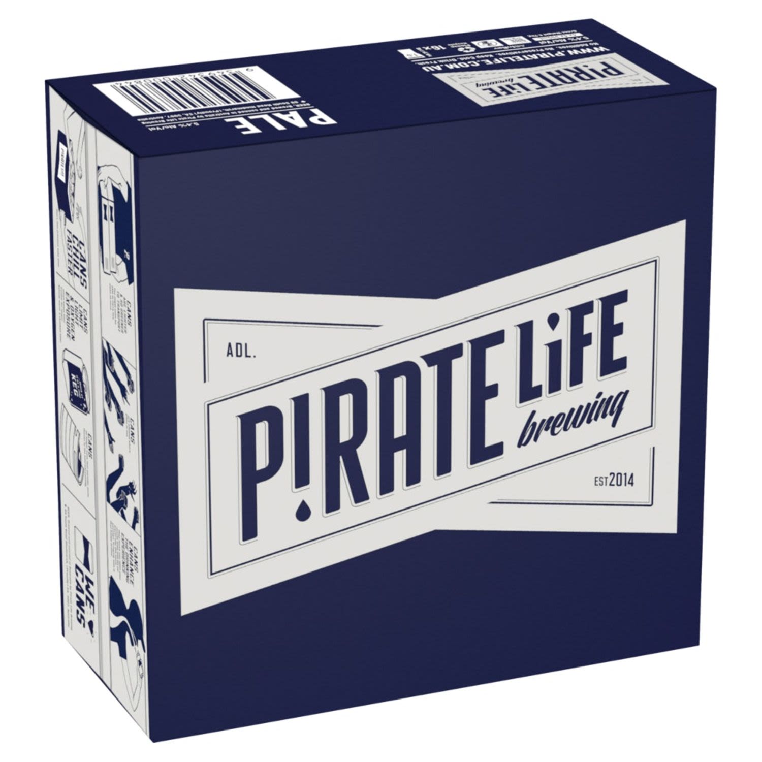 Pirate Life Pale Ale Can 355mL 16 Pack